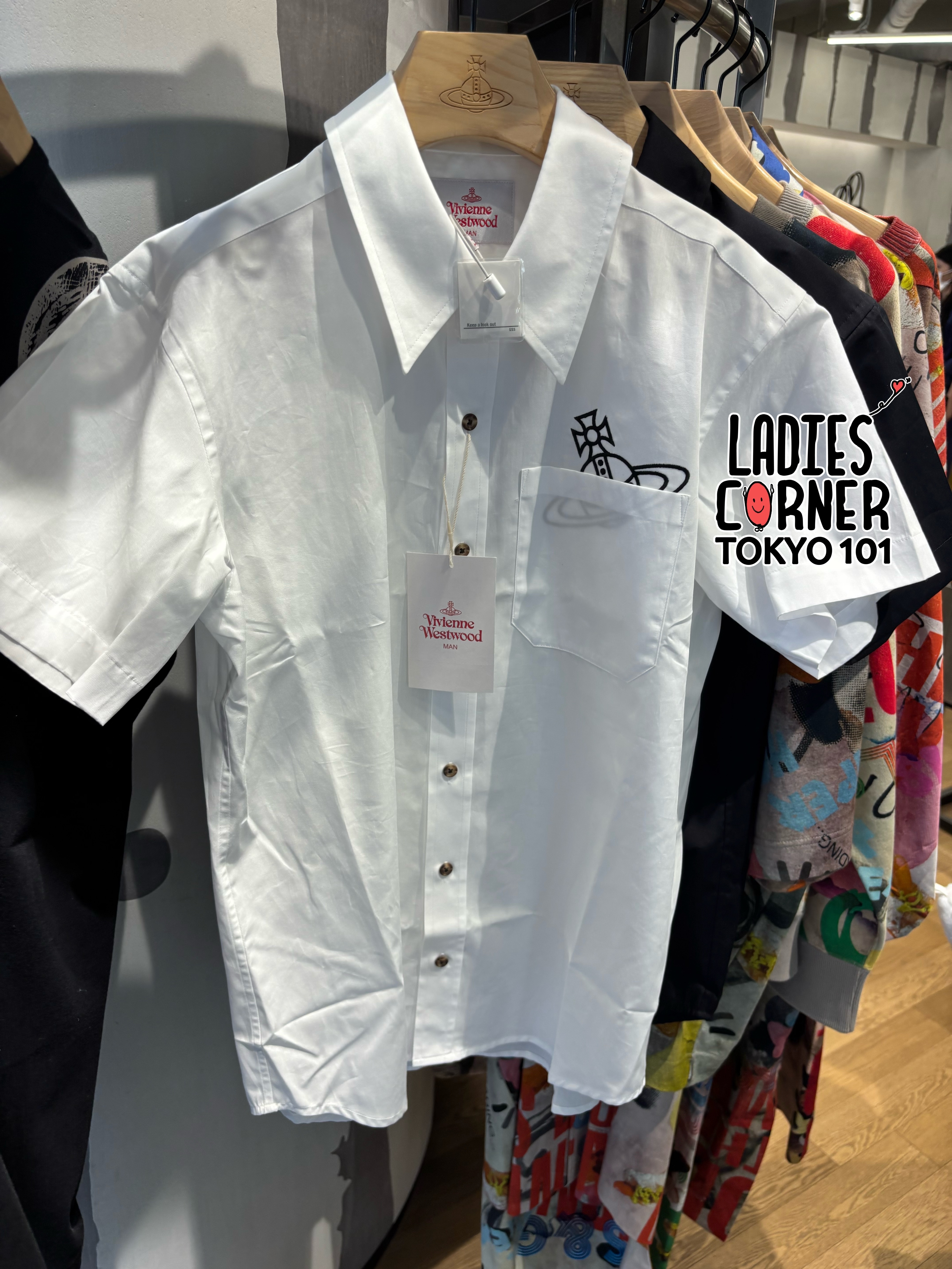 Vivienne Westwood PEEK ORB Relax Pocket Short Sleeve Shirt (MAN)