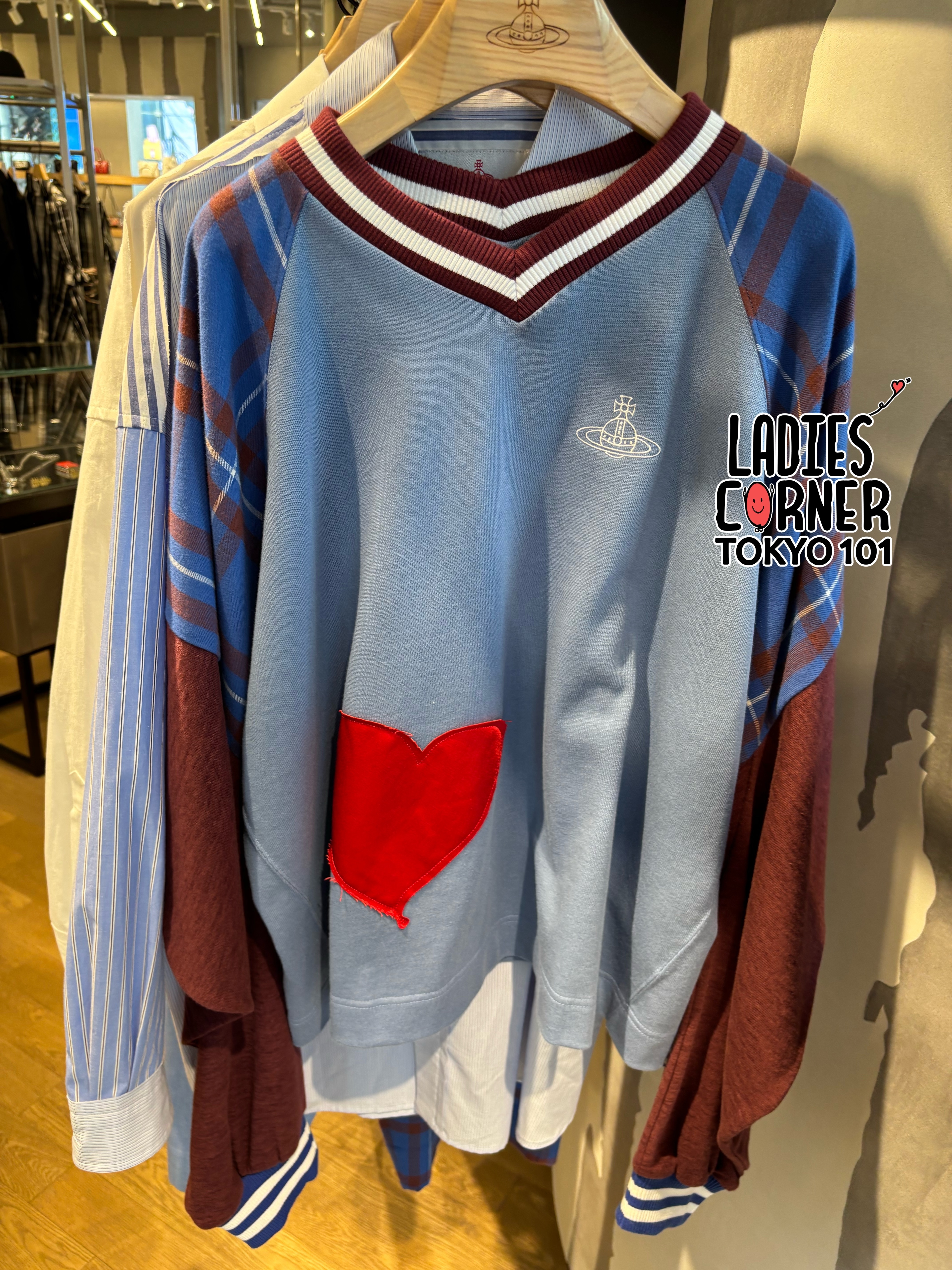 Vivienne Westwood Heart sweater (RED + MAN)
