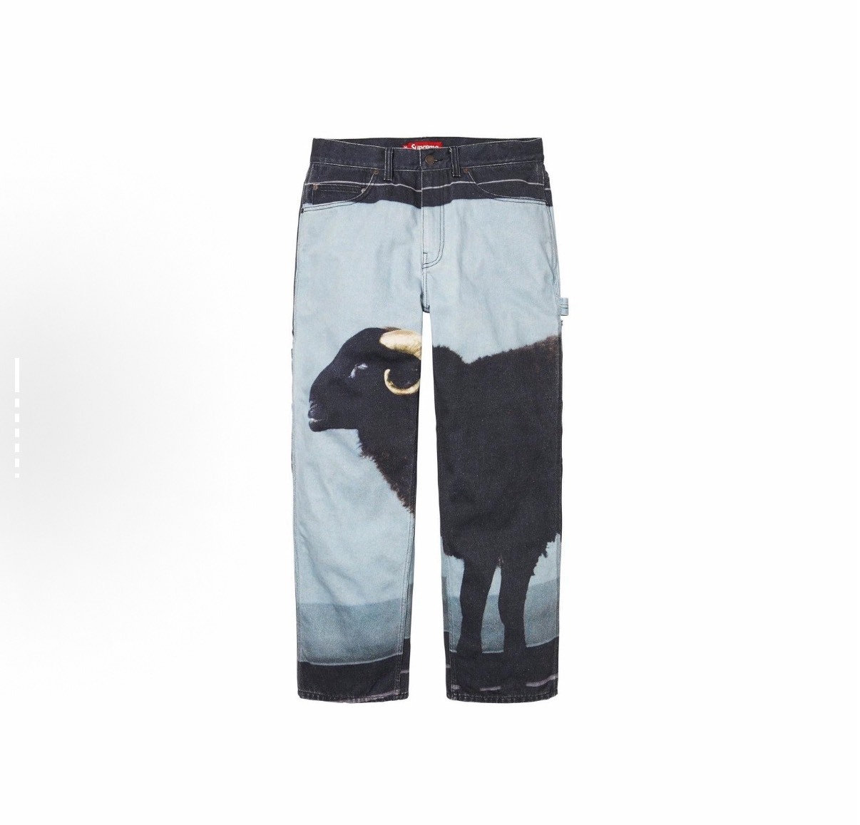 Supreme × Damien Hirst 聯名 動物印花寬鬆牛仔褲（WEEK1限定） SUP-SS25-004