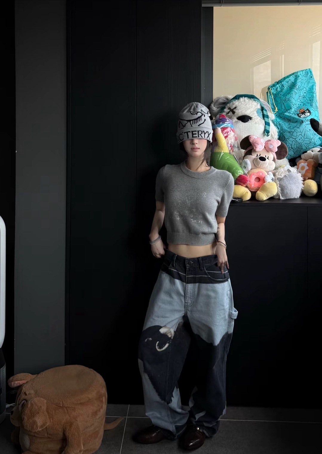 Supreme × Damien Hirst 聯名 動物印花寬鬆牛仔褲（WEEK1限定） SUP-SS25-004