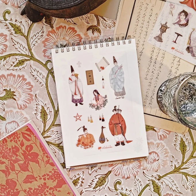 曼殊沙華．紫苑絵巻 轉印貼紙