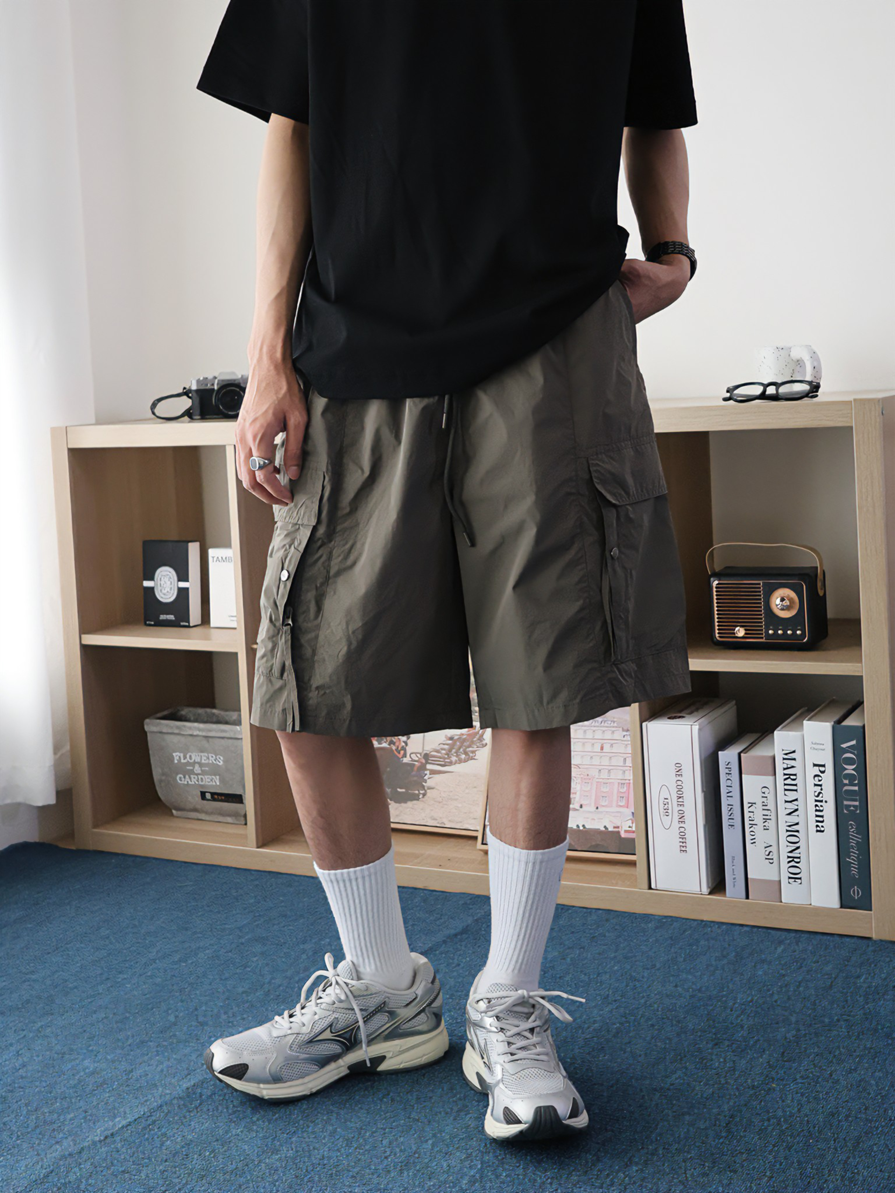 （現貨）WP069 薄款 造型大口袋 工裝 速乾 短褲