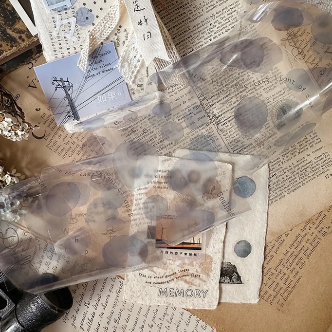 小行星B610．夢的塵埃 4cm亮面PET膠帶 <整捲/分裝>