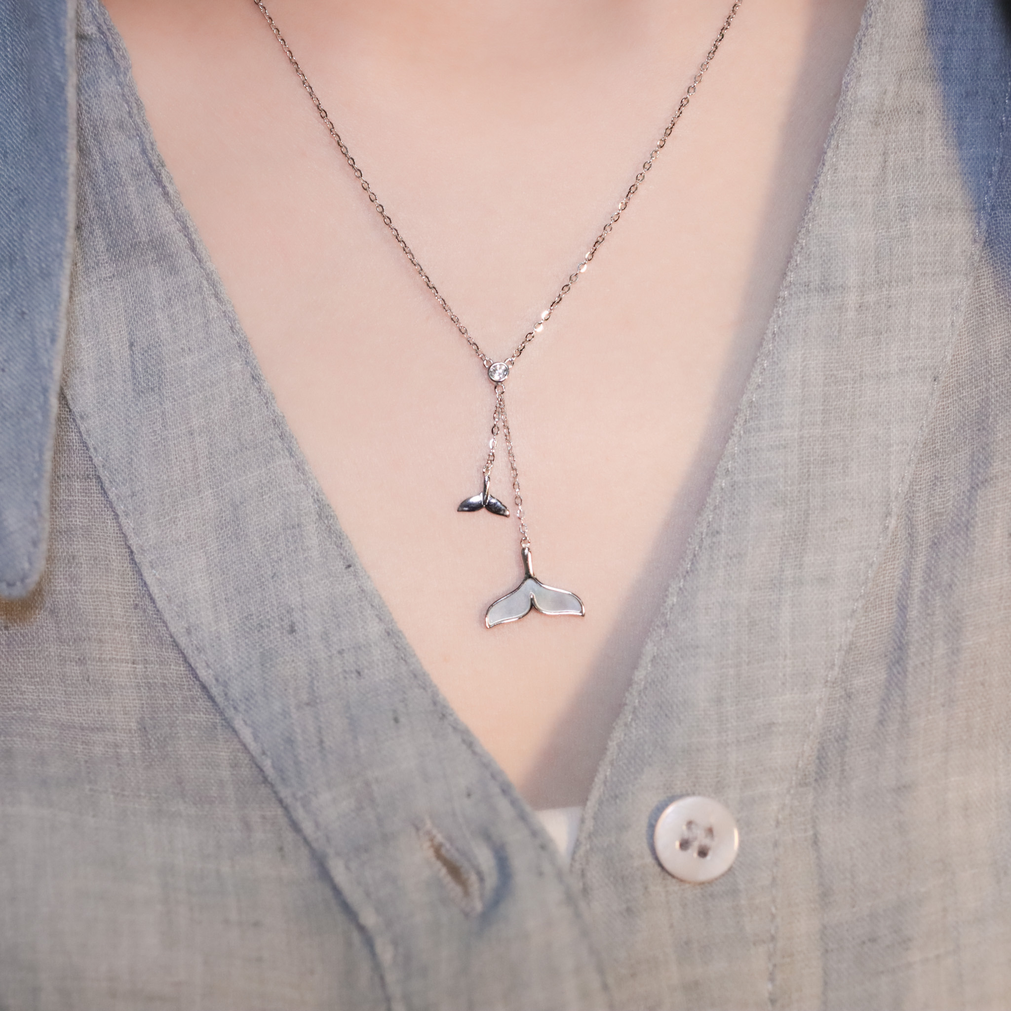 | 925銀丨勇氣二重奏項鍊 | NE1439 |