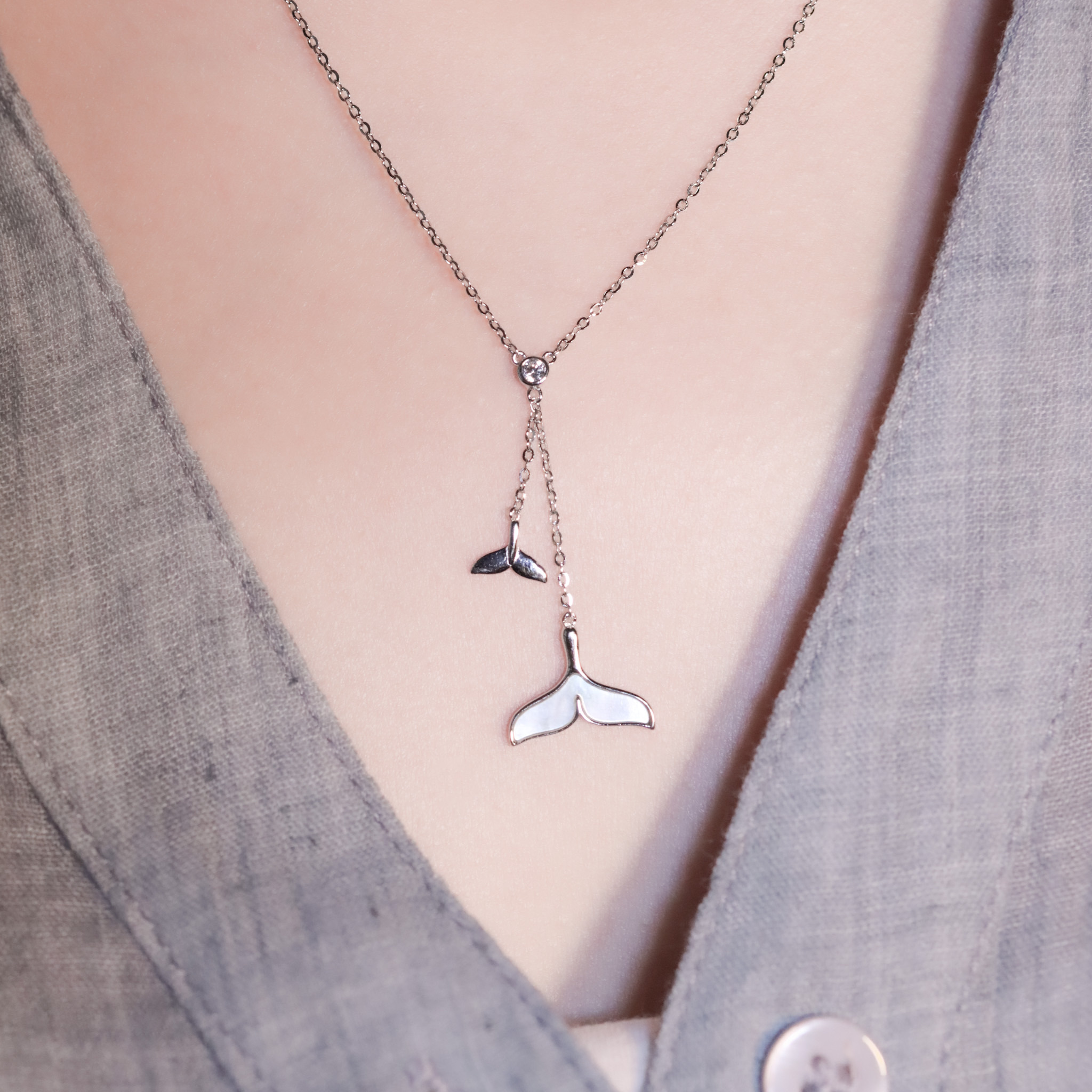 | 925銀丨勇氣二重奏項鍊 | NE1439 |