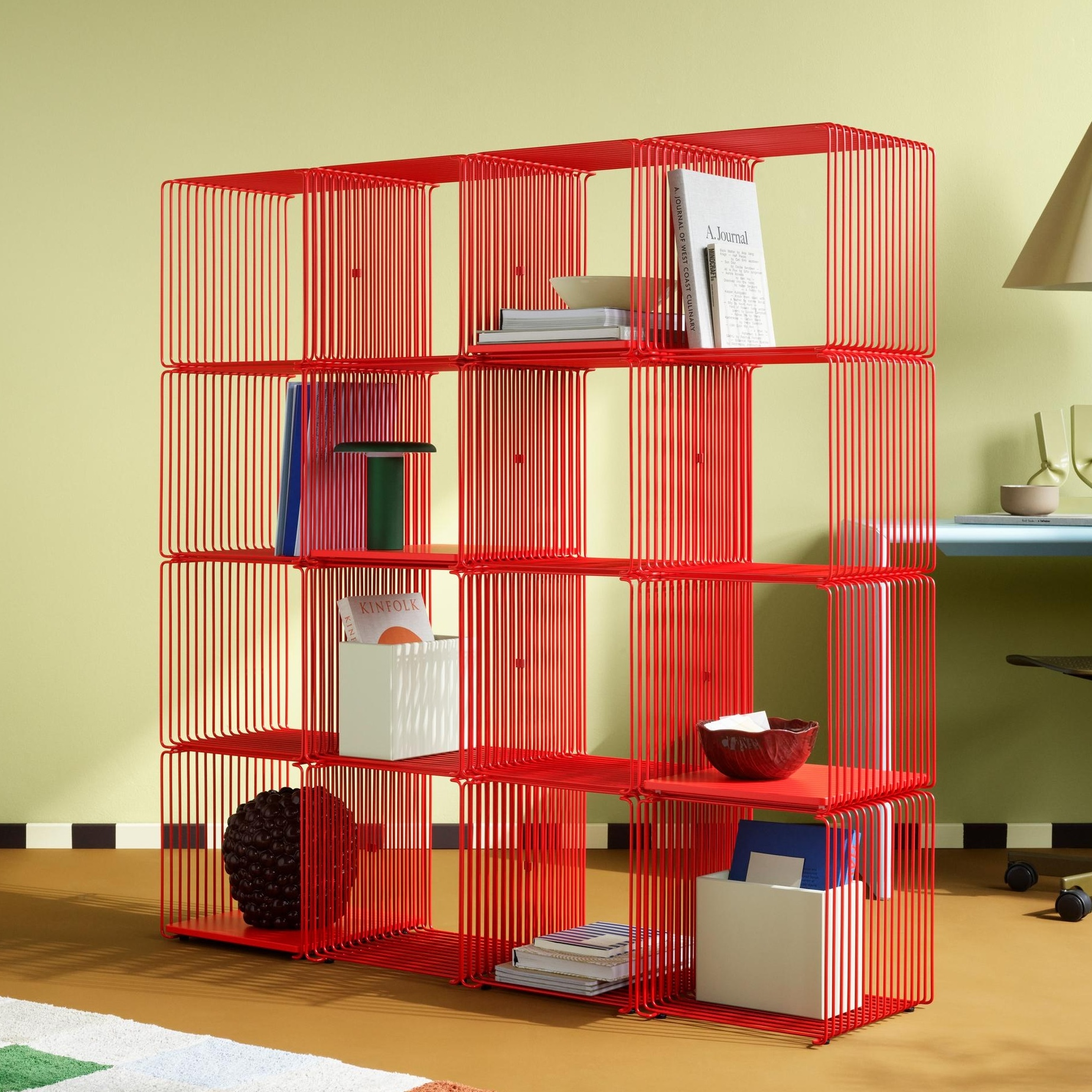 (預購) 迷網 / 多功能壁掛架 - 玫瑰果色寬版 by Montana