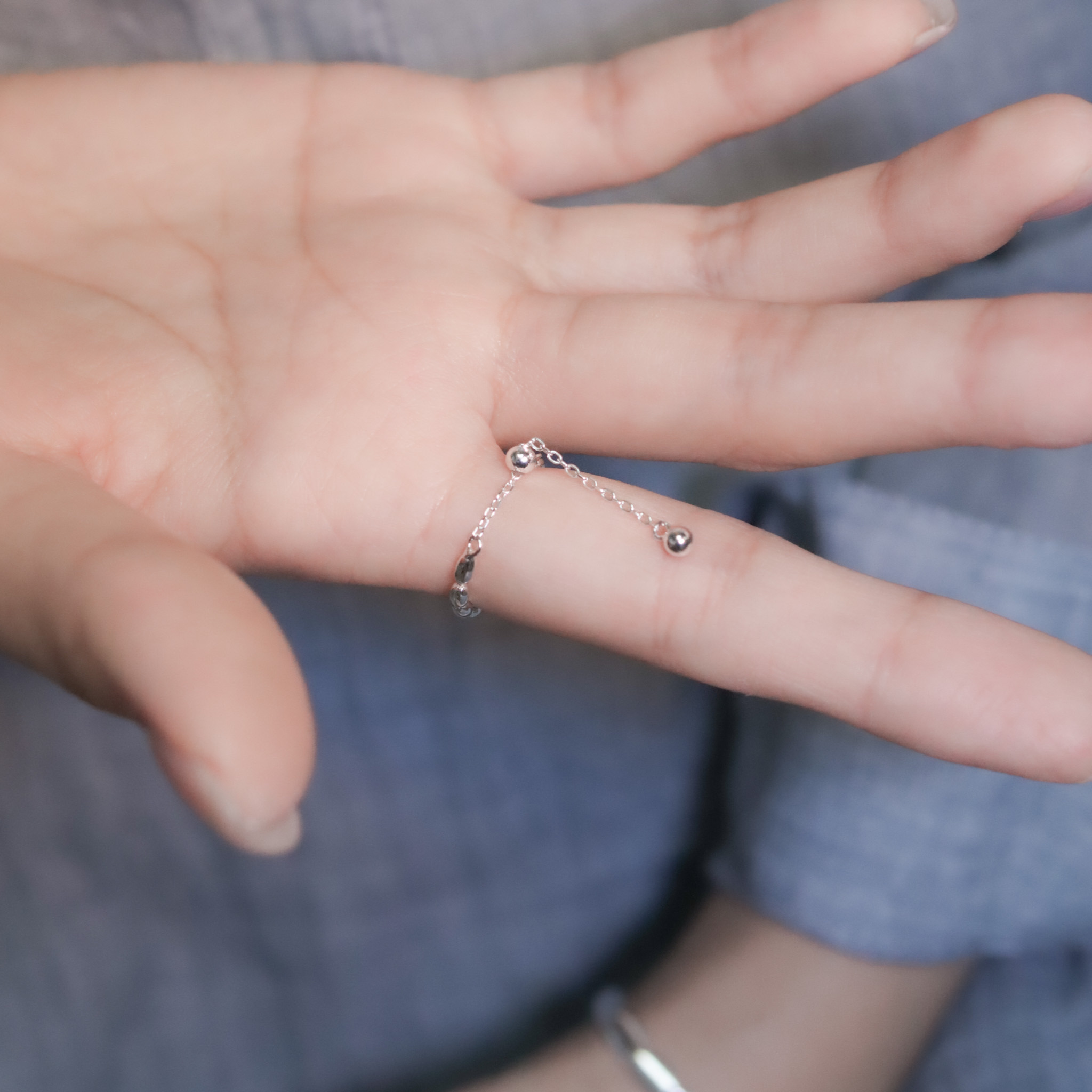 | 925銀 |太空感戒指鏈 | RI0891 |