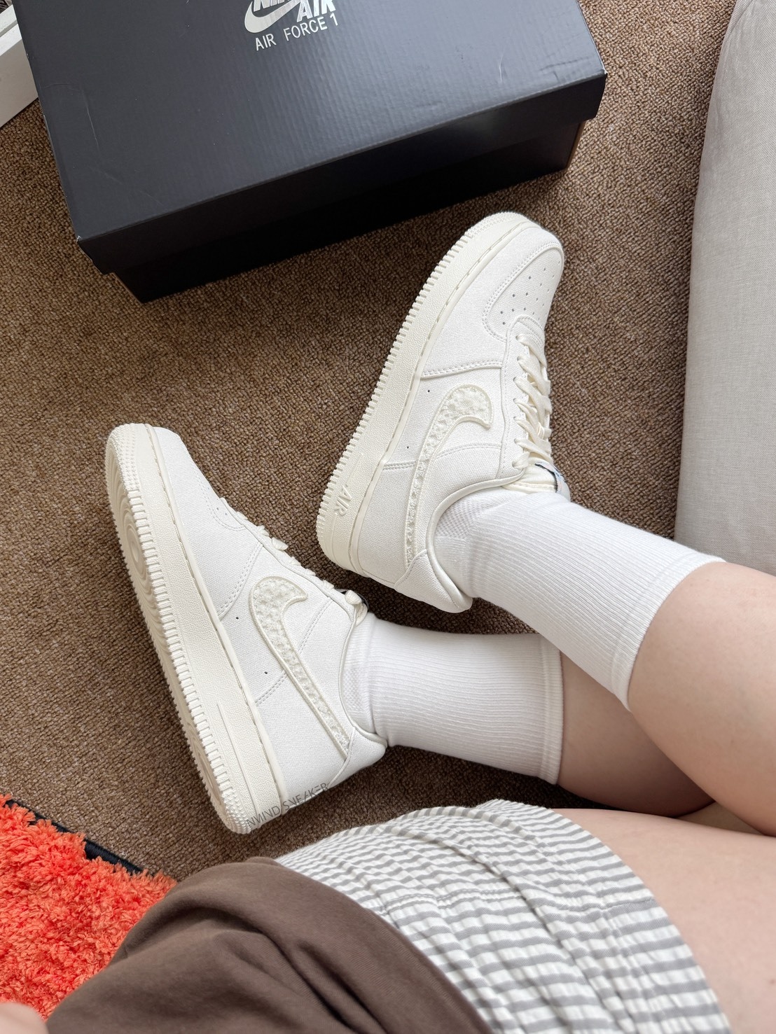 <快速出貨> Nike Air Force 1 Low 蕾絲奶白 (IH7351010)