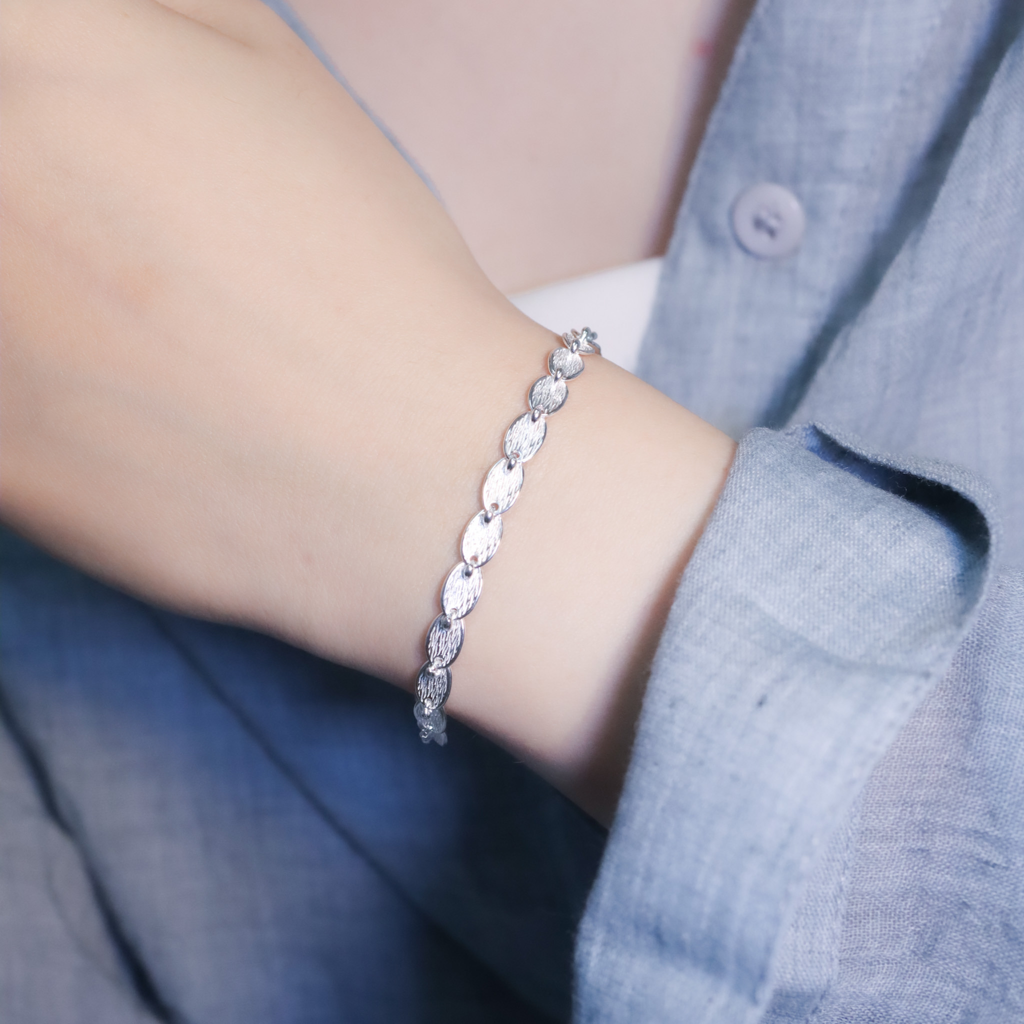 | 925純銀丨太空感手鏈  | BR1356 |