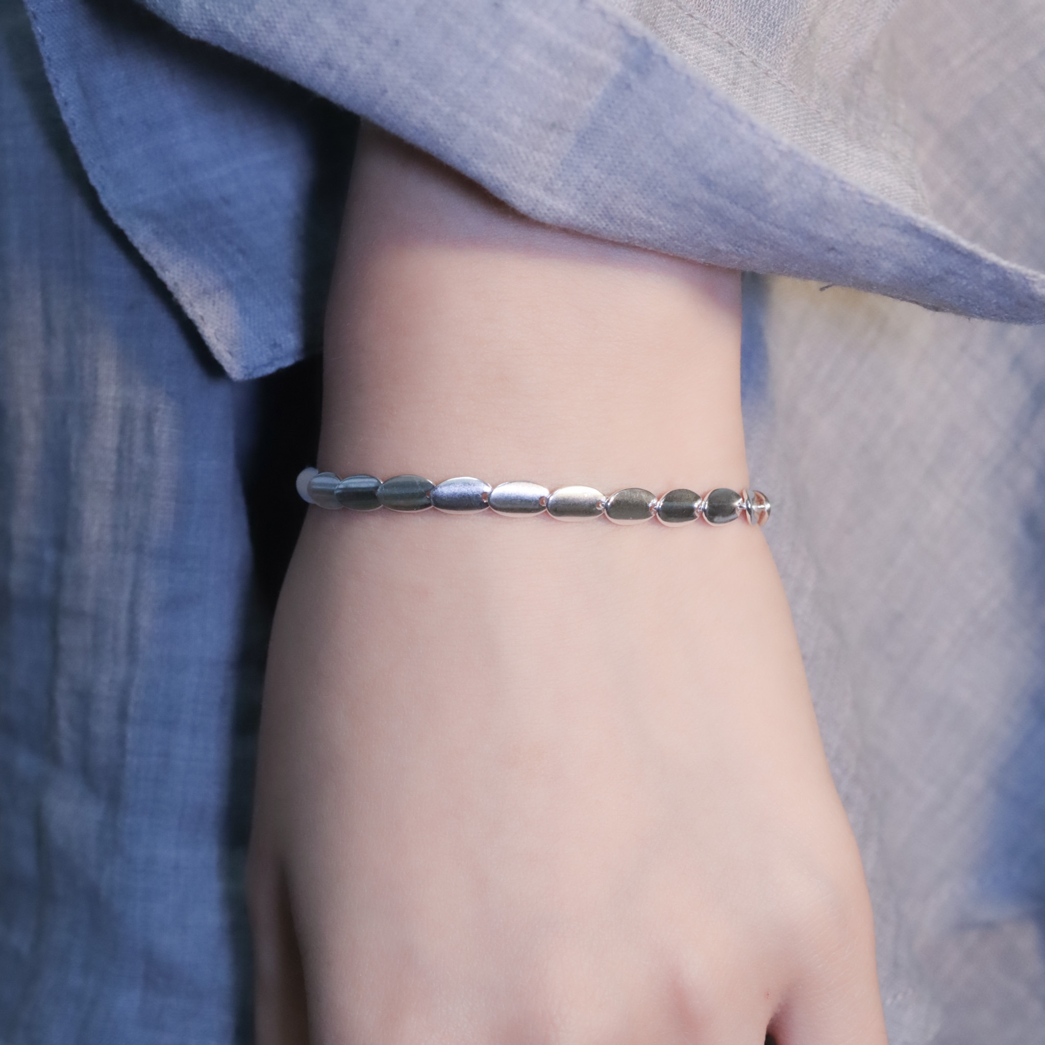 | 925純銀丨太空感手鏈  | BR1356 |