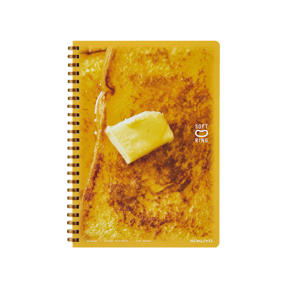 軟線圈 10週年限定 筆記本 方眼 A5 法式吐司｜KOKUYO 日本