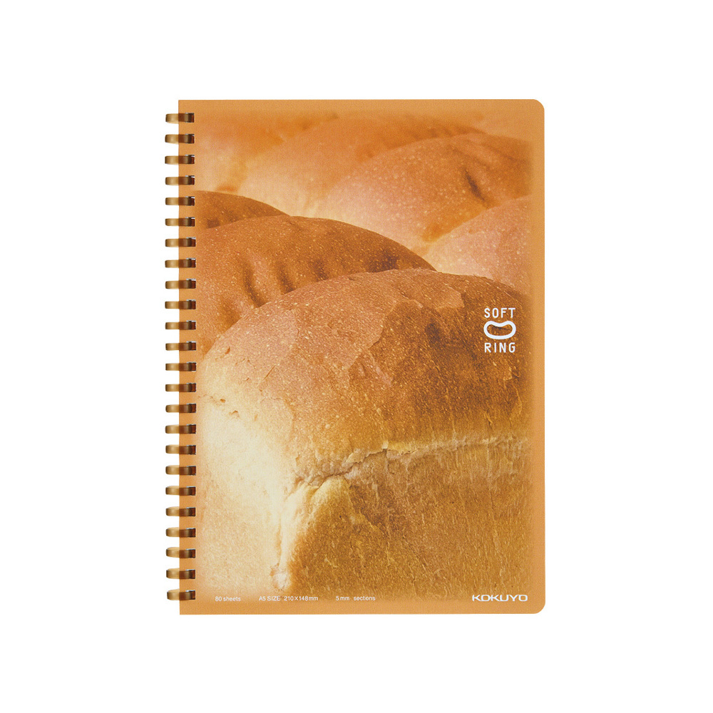 軟線圈 10週年限定 筆記本 方眼 A5 吐司｜KOKUYO 日本