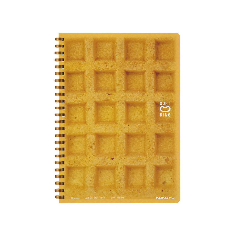 軟線圈 10週年限定 筆記本 方眼 A5 鬆餅｜KOKUYO 日本