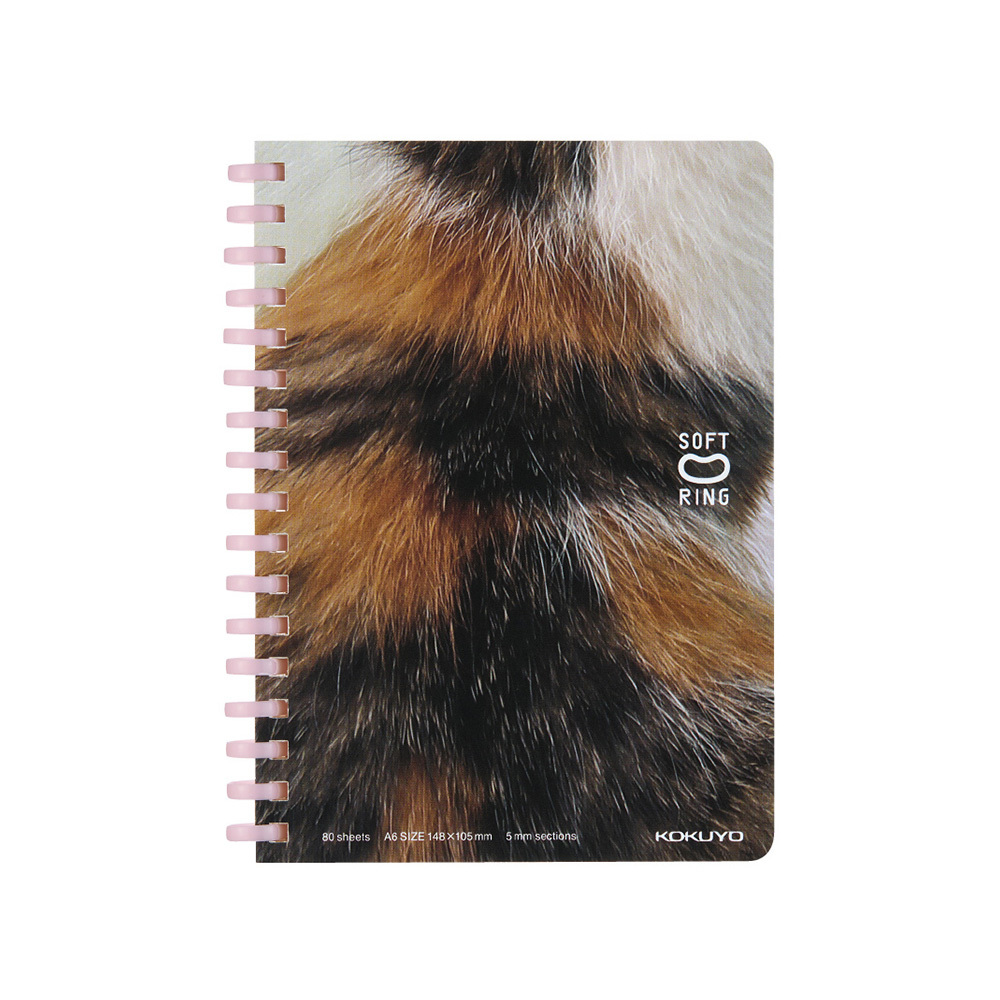 軟線圈 10週年限定 筆記本 方眼 A6 三花貓｜KOKUYO 日本