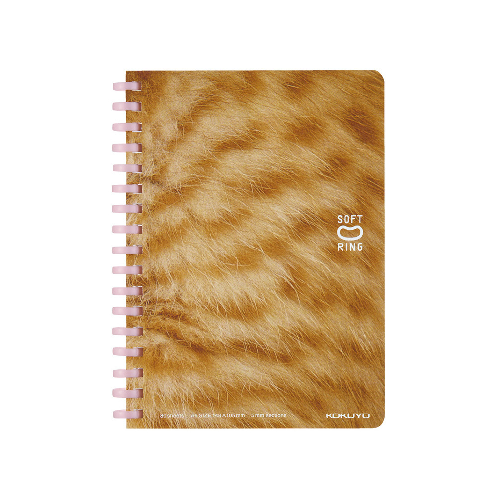 軟線圈 10週年限定 筆記本 方眼 A6 橘貓｜KOKUYO 日本