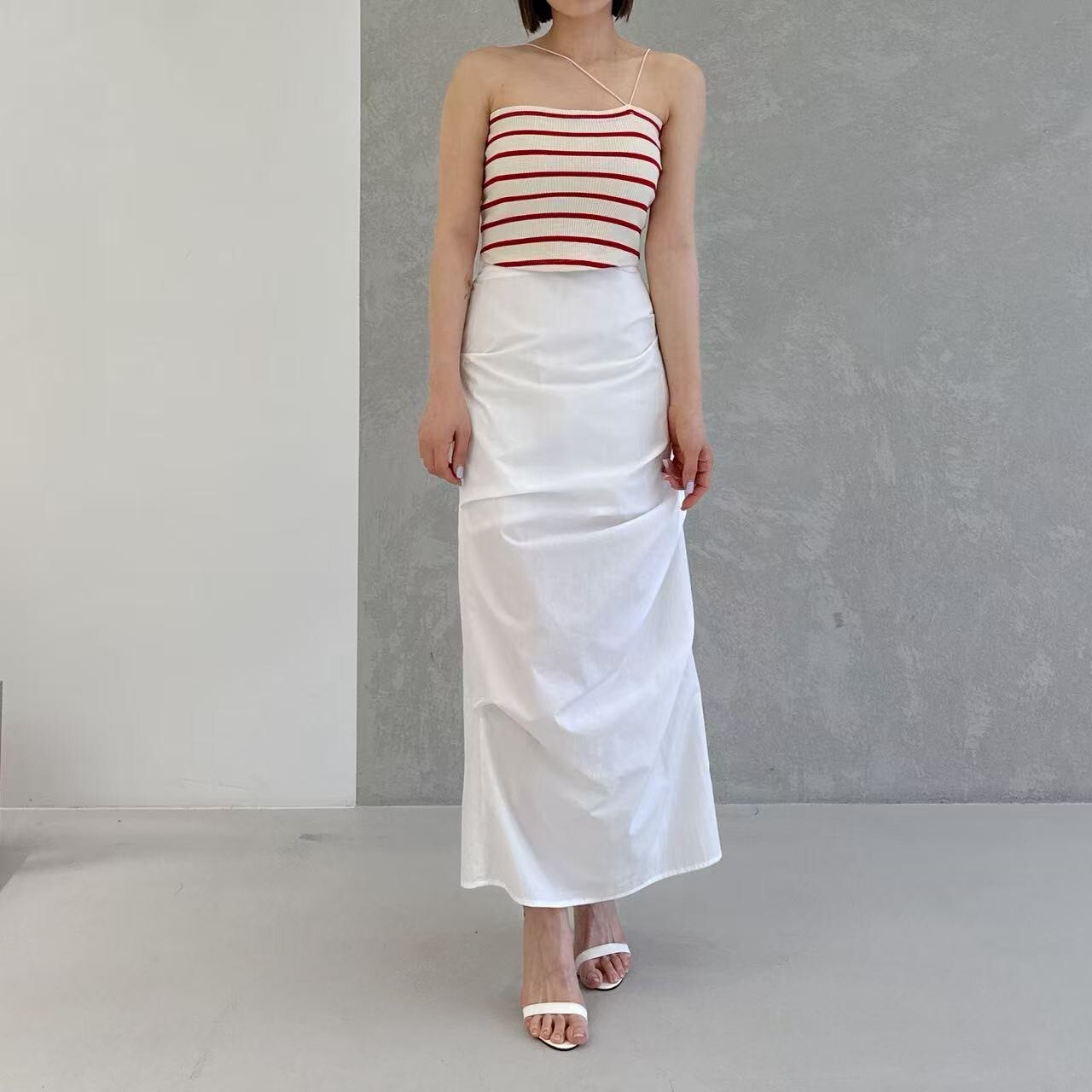 條紋細肩帶背心