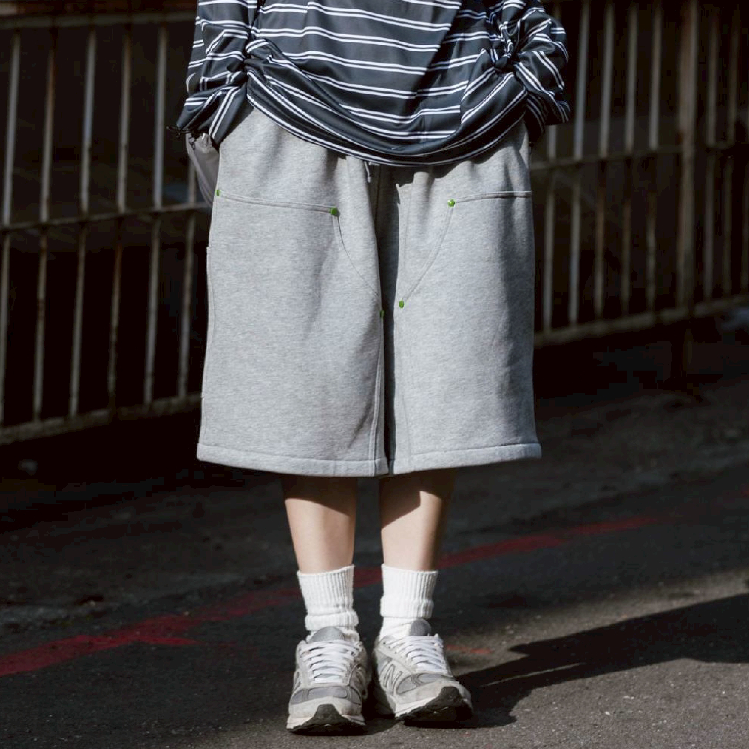 WODEN® Doubleknee Capri Shorts 雙膝七分棉短褲