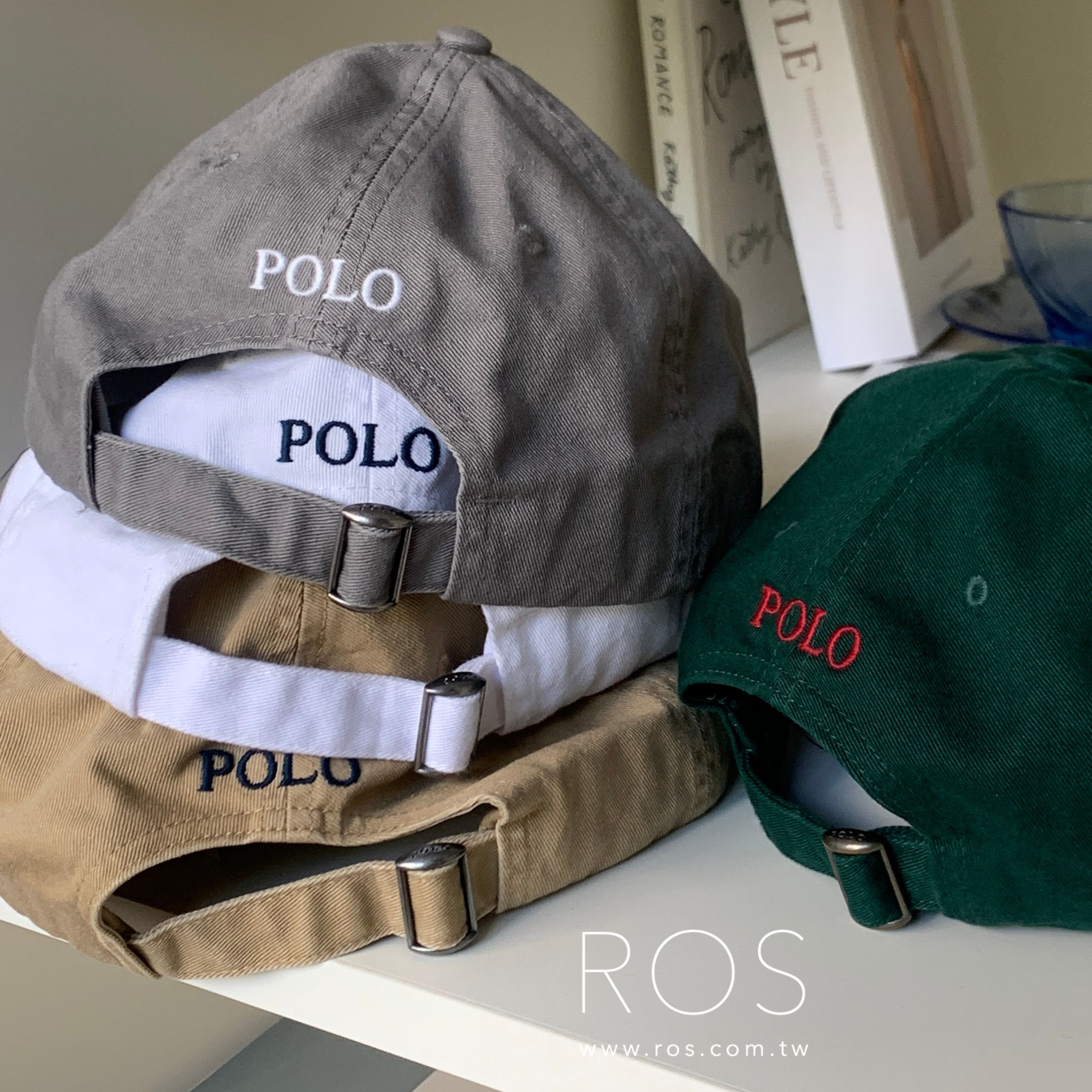 POLO RALPH LAUREN刺繡LOGO棒球帽 (5colors)