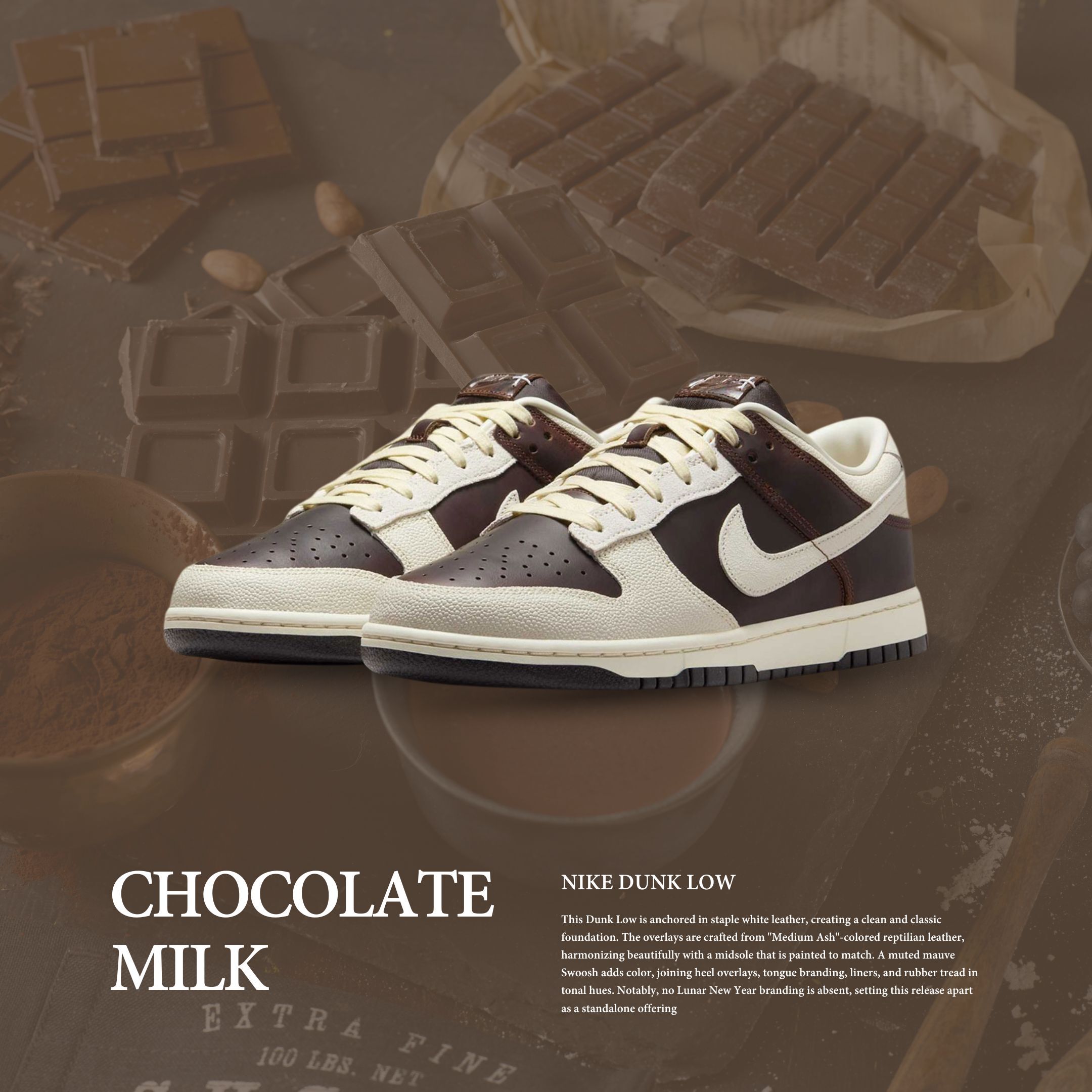 NICEDAY 現貨 Nike Dunk Low 可可拿鐵 巧克力 可可 摩卡 棕色 牛奶 咖啡 男鞋 IH7333-200