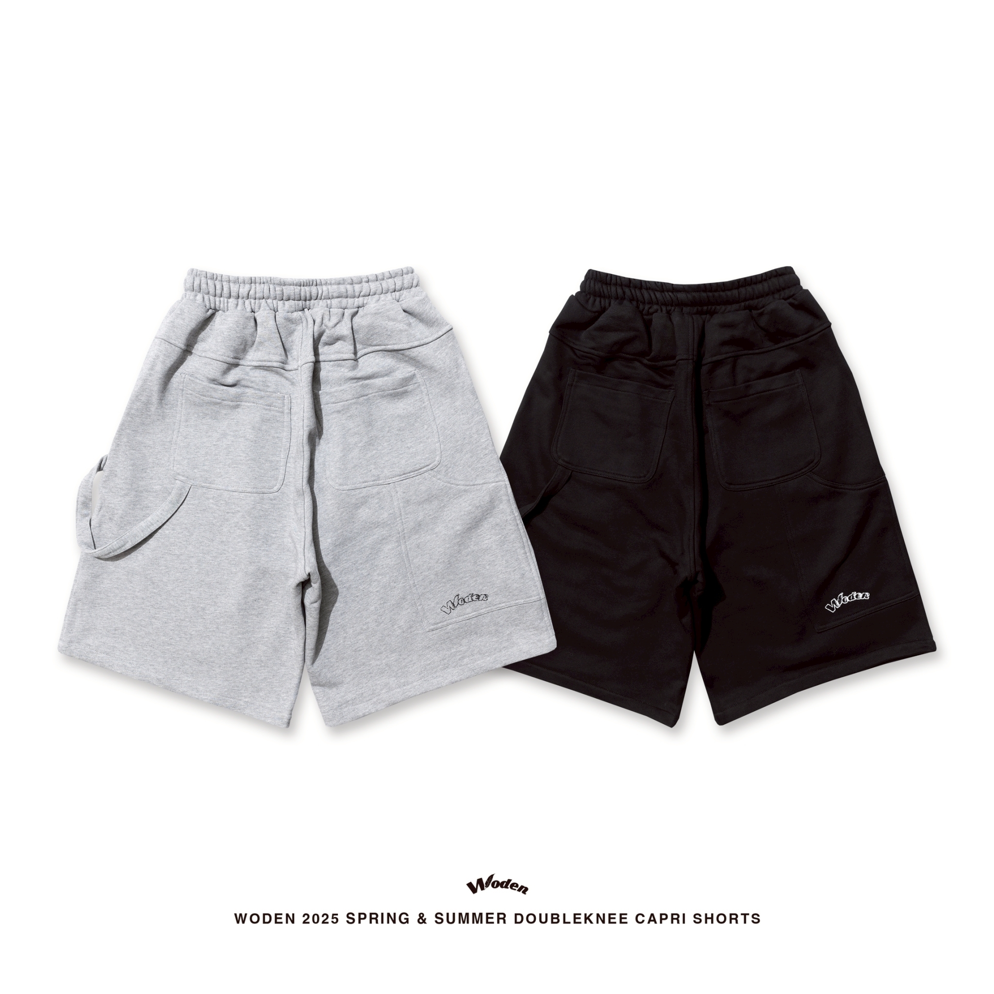 WODEN 2025 Spring & Summer 050 Doubleknee Capri Shorts
