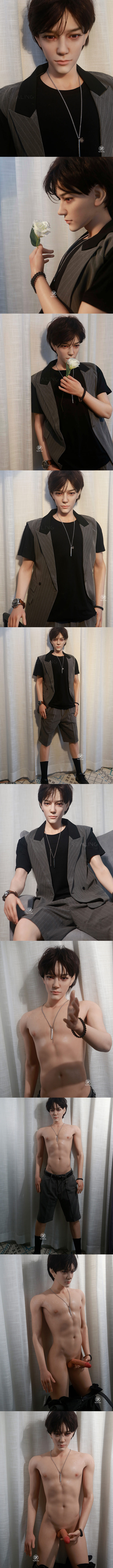 REALING 170cm 宇麟 男性擬真矽膠娃娃 睿靈 male silicone sex doll
