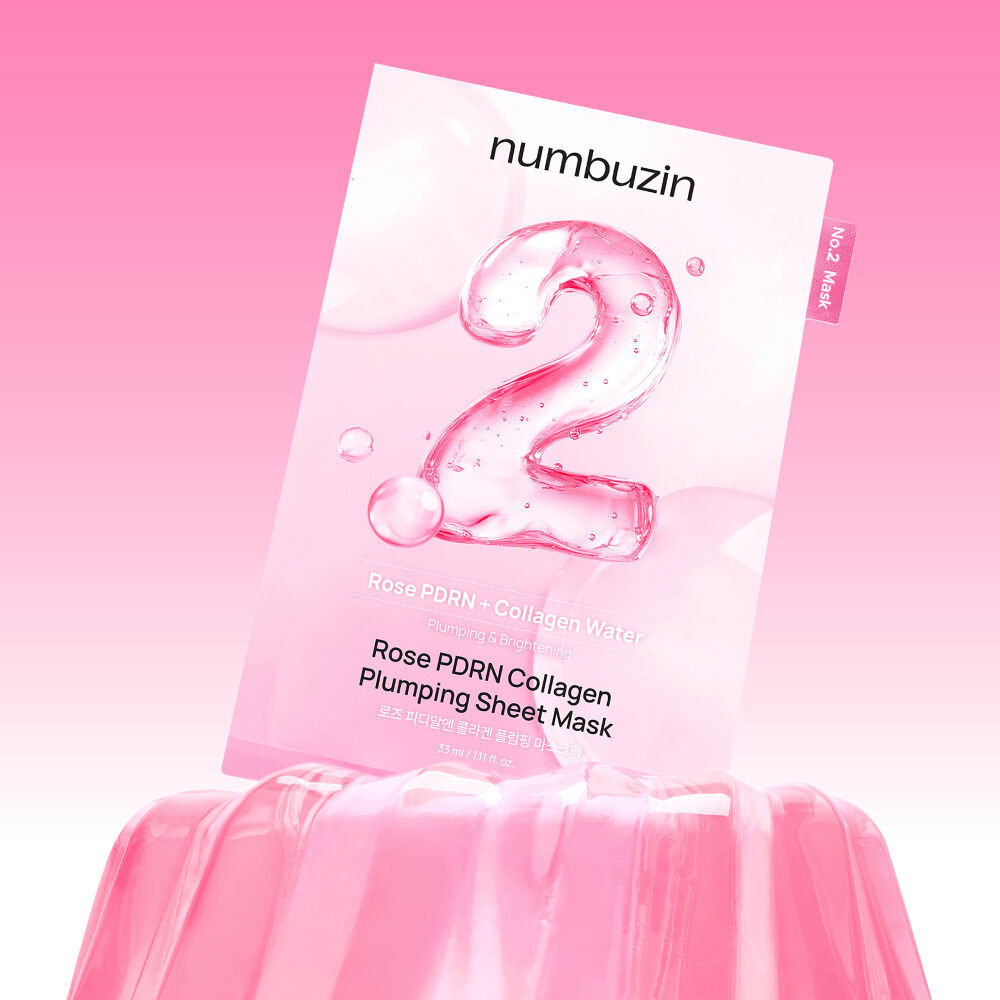 [ numbuzin ] No.2 Rose PDRN Collagen Plumping Sheet Mask