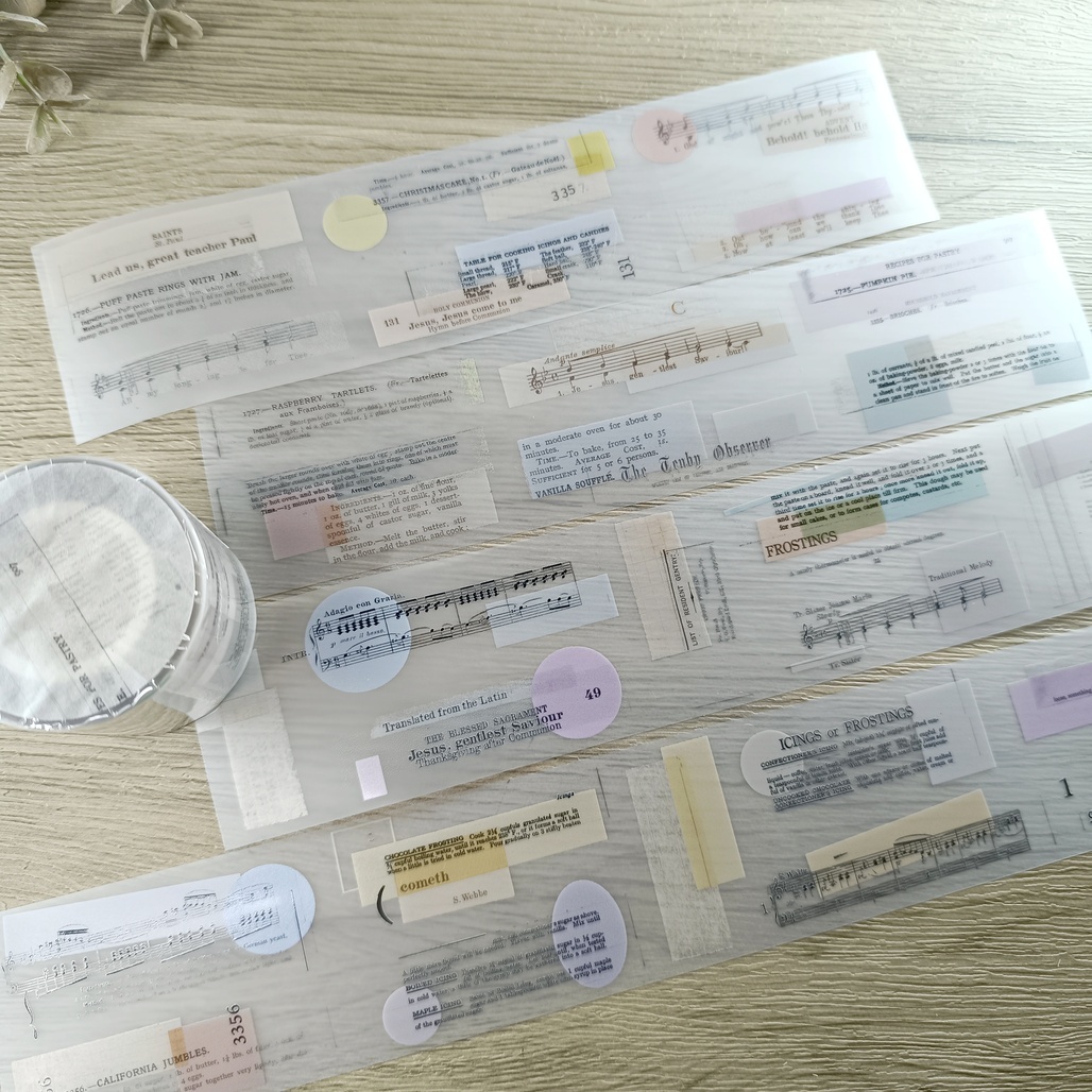 Lihaopaper．有趣紙膠帶 5cm霧面PET <整捲/分裝>