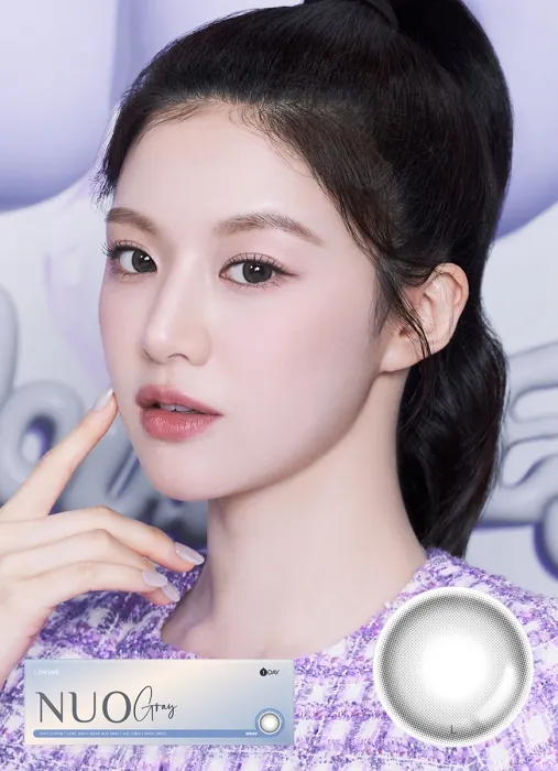 [aespa Karina同款] Lensme NUO 1 Day Gray｜日拋彩妝矽水凝膠隱形眼鏡｜每盒10片