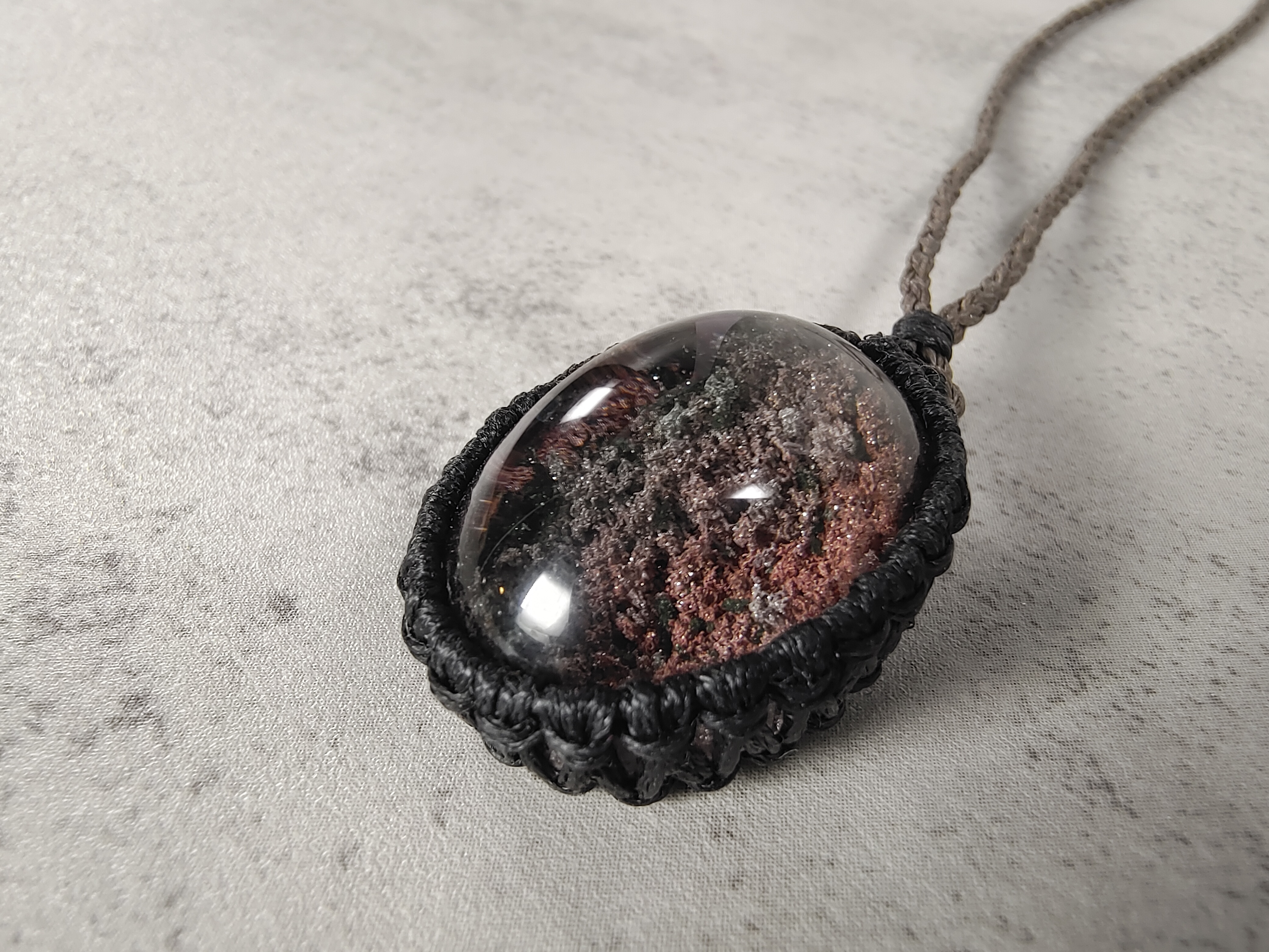 ✨幽靈石 手織頸鏈