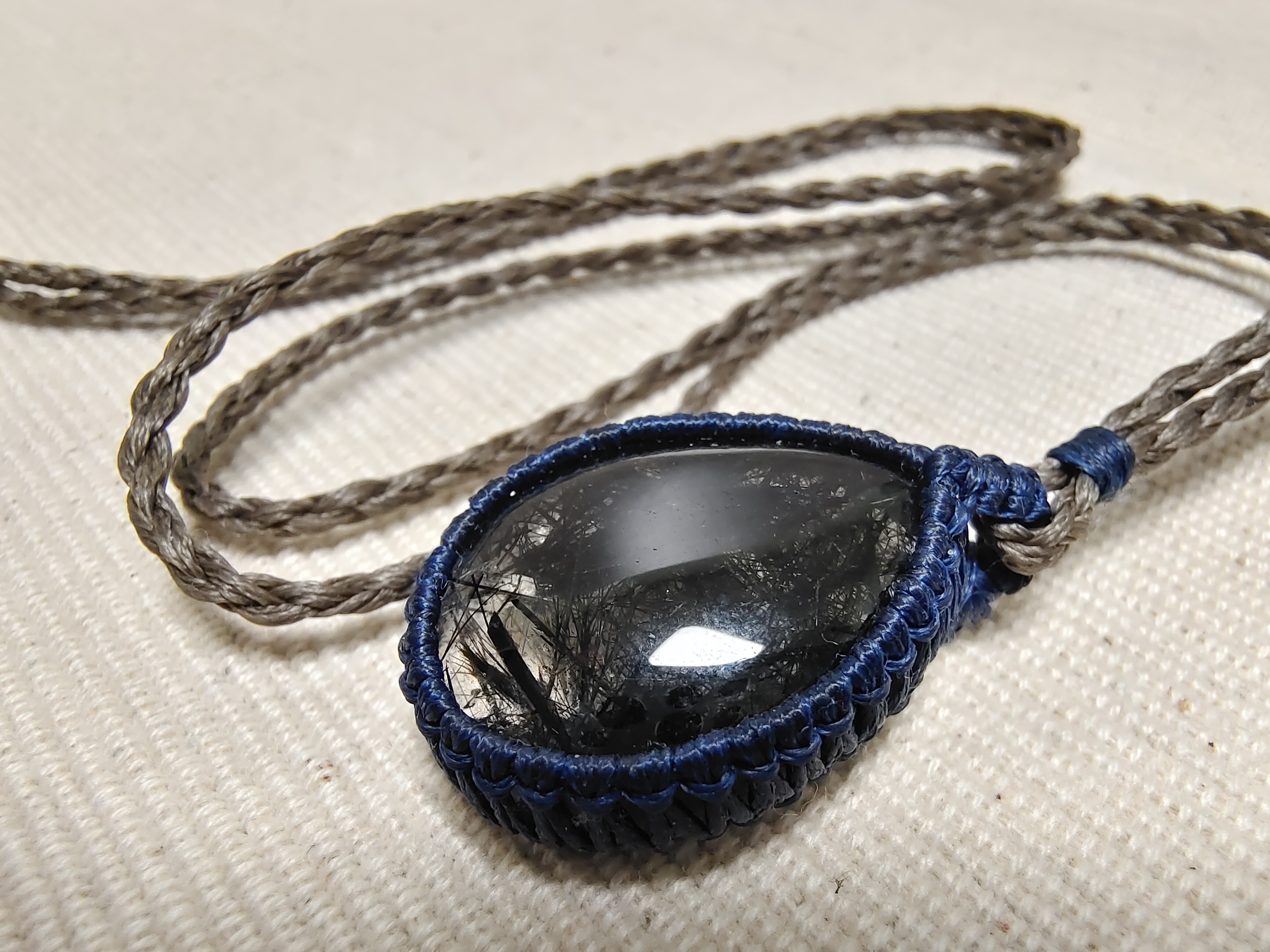 ✨黑髮晶 手識頸鏈