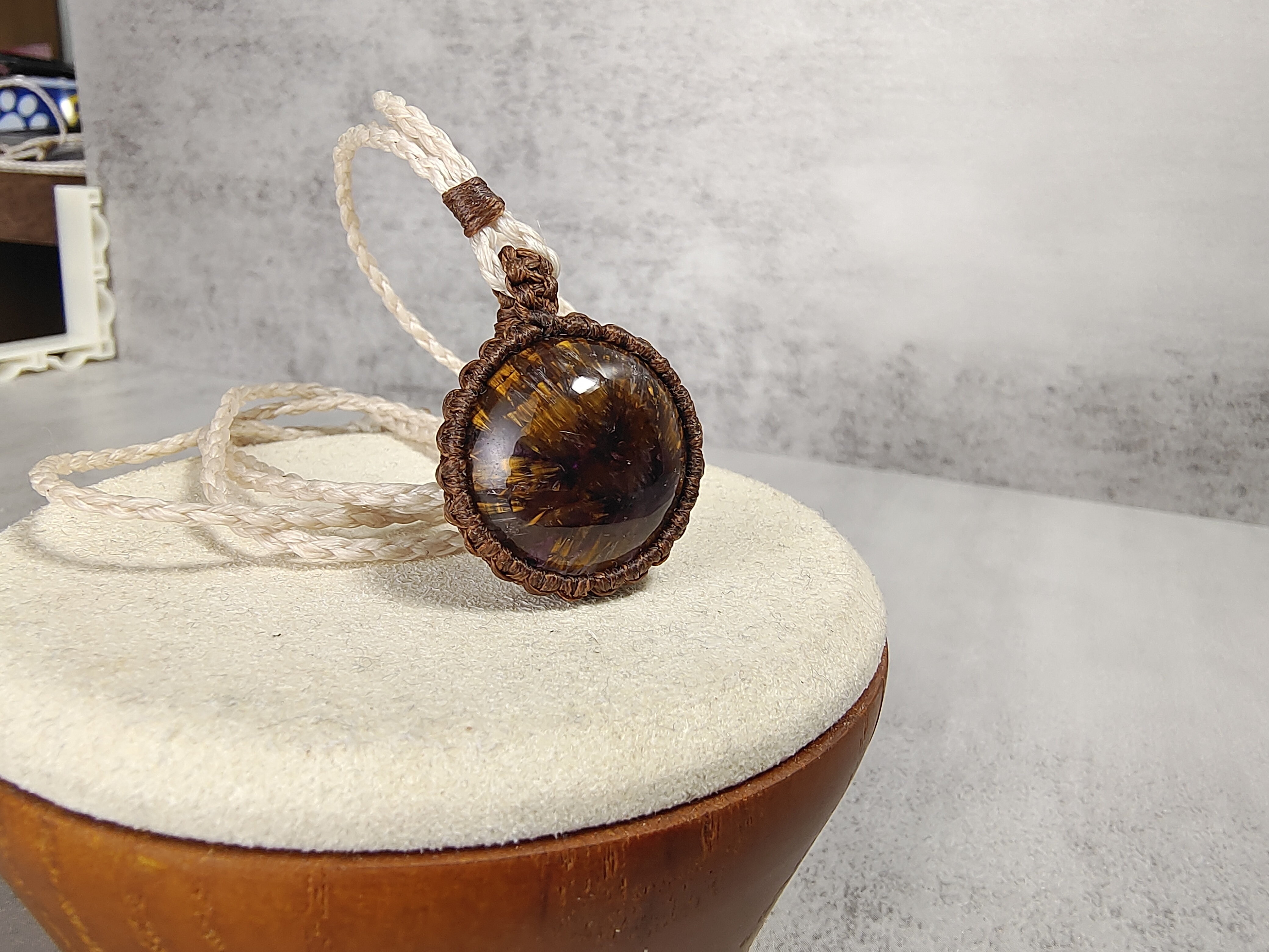 ✨紫鈦晶 手識頸鏈