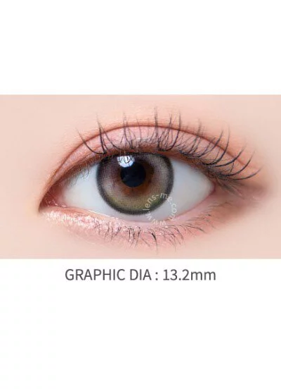 (指定度數)Lensme Akma 1 Day Qloring Gray｜日拋彩妝隱形眼鏡｜每盒30片