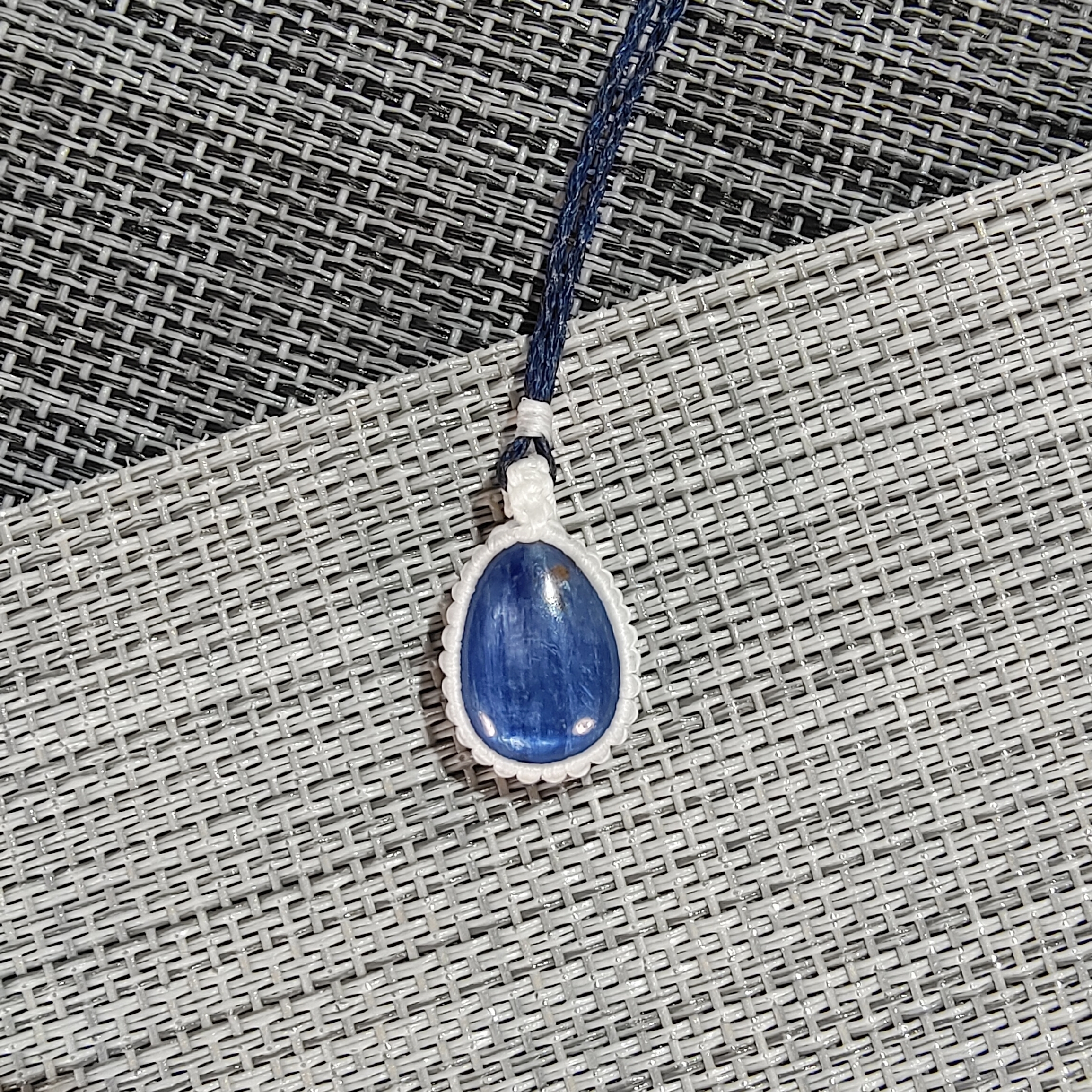 ✨藍晶石 手織頸鏈