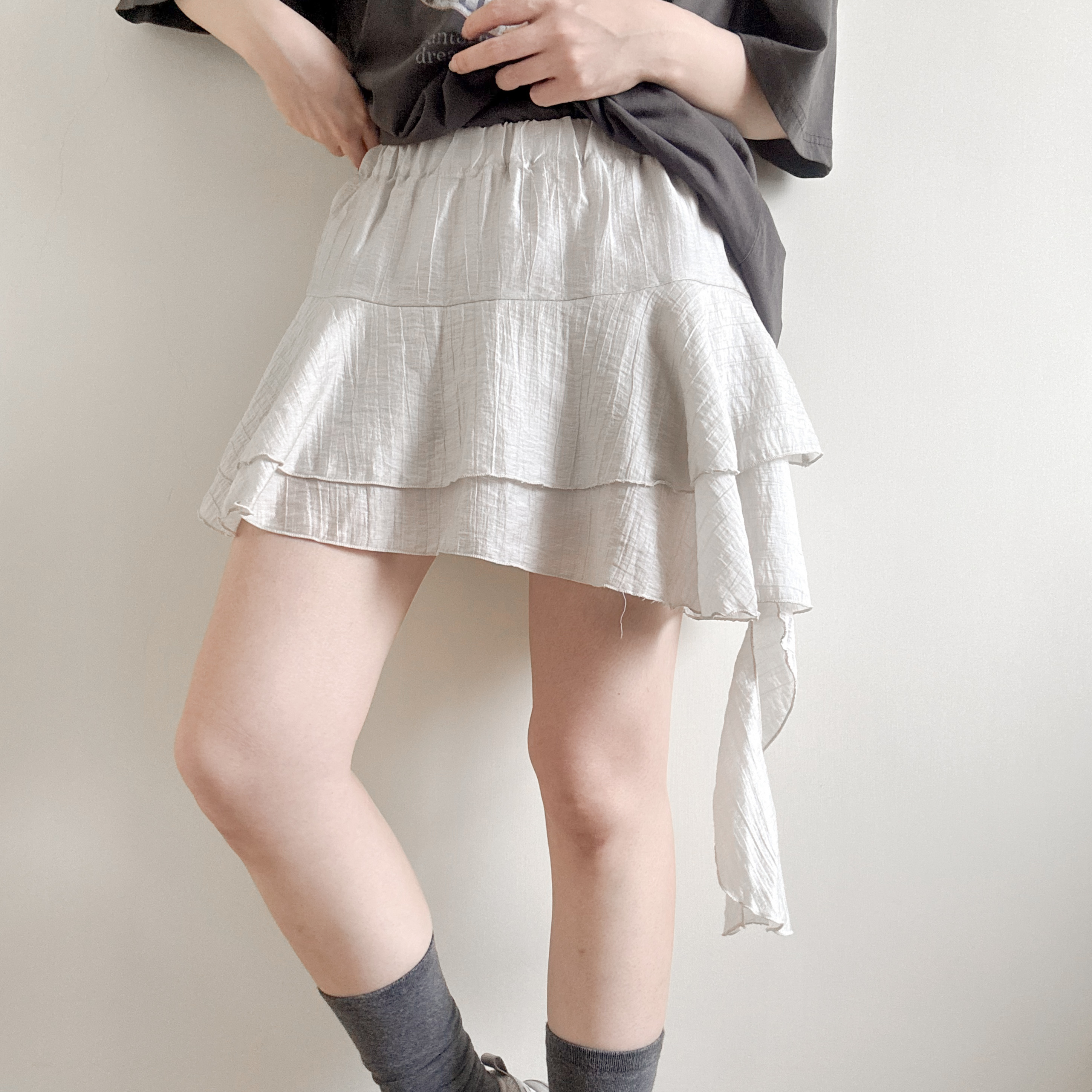 雪紡層層蛋糕裙