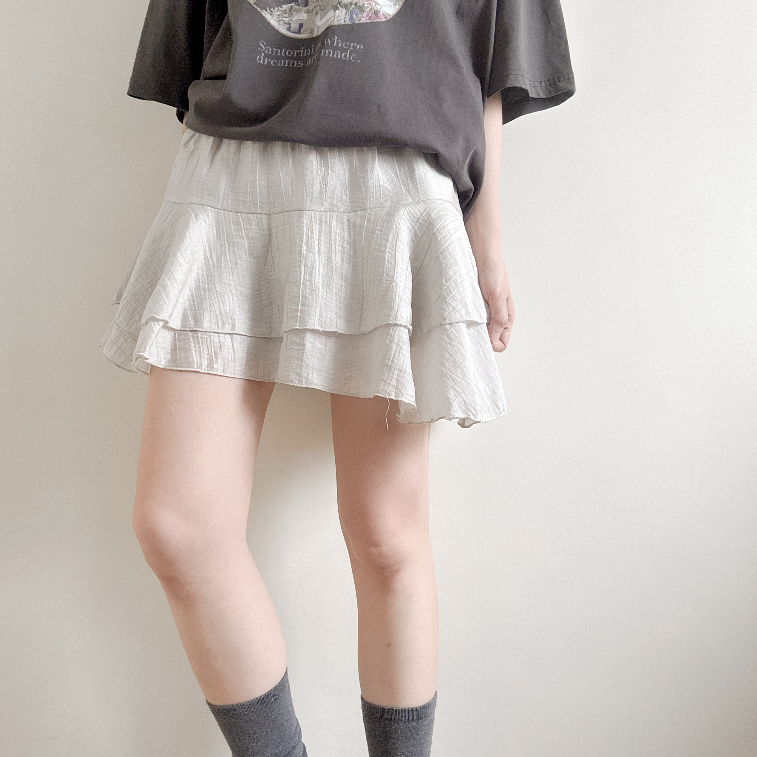 雪紡層層蛋糕裙