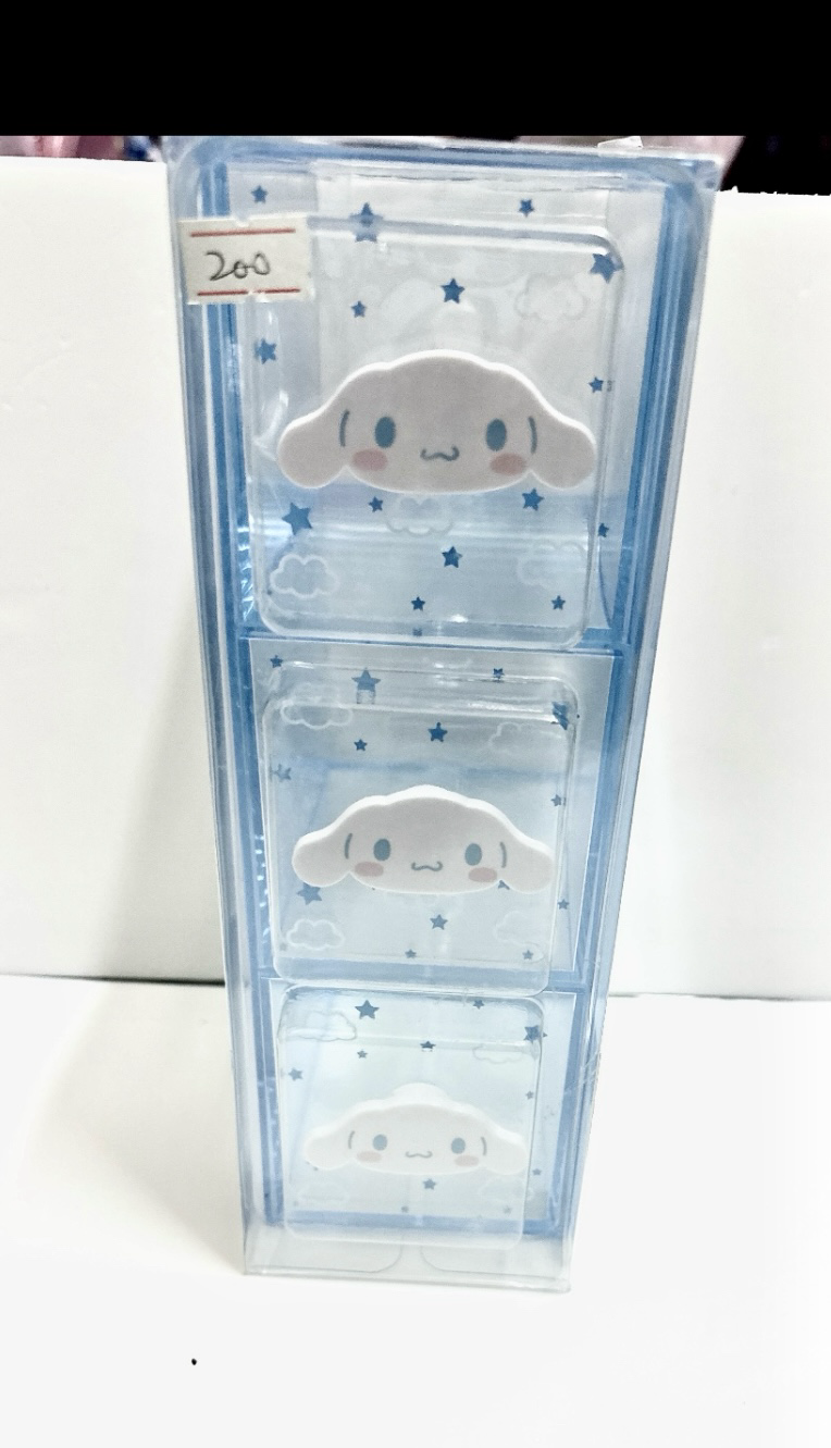Cinnamoroll 三層收納櫃桶