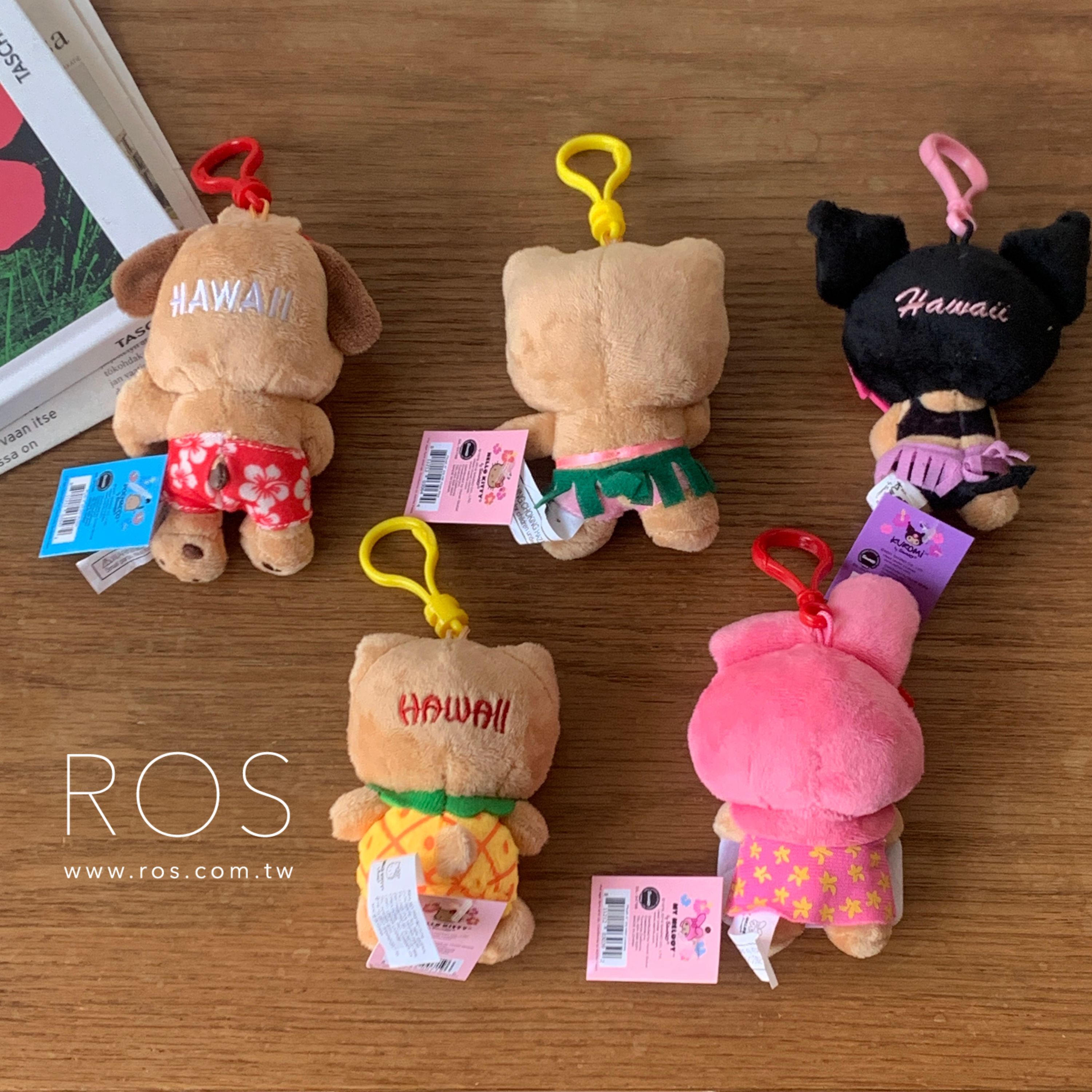 🏝️夏威夷限定 Sanrio 三麗鷗 夏日系列掛飾(5kinds)