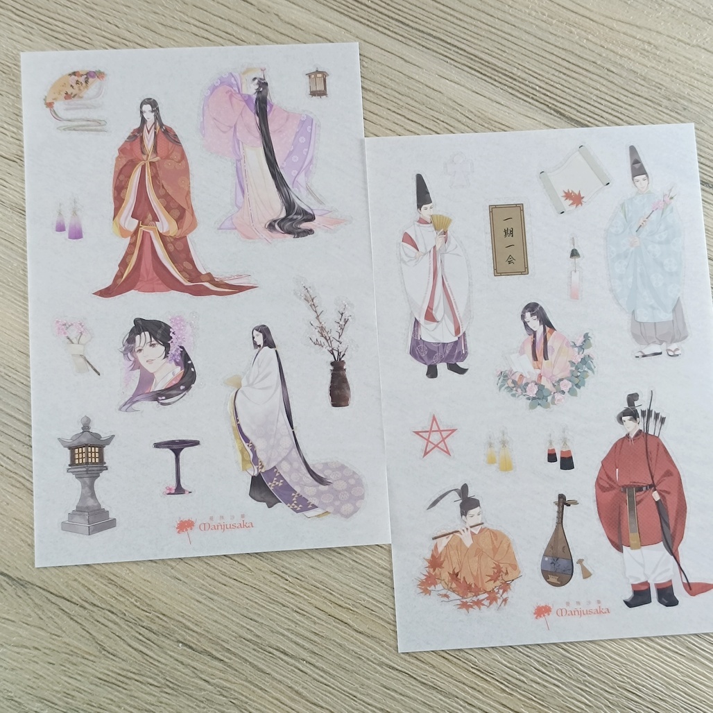 曼殊沙華．紫苑絵巻 轉印貼紙