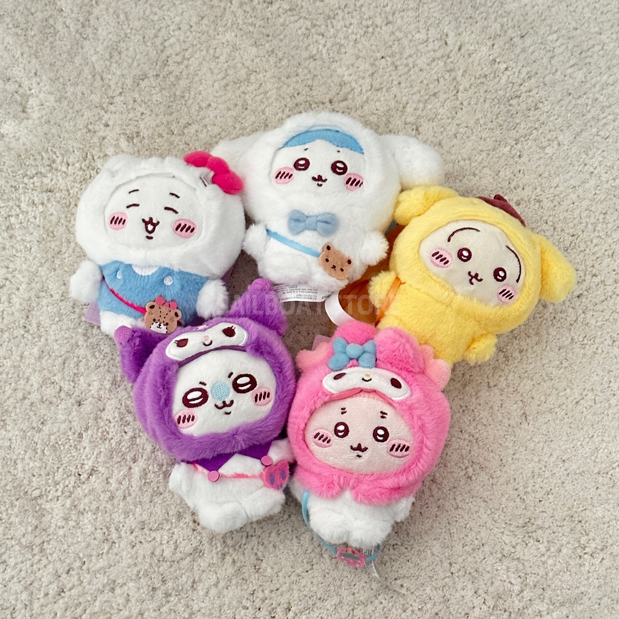 #現貨供應 日本 吉伊卡哇 × 三麗鷗 吊飾 娃娃