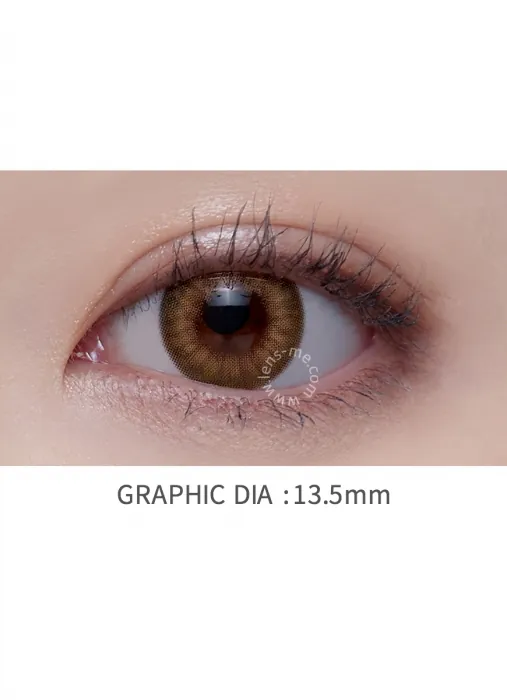 Lensme Akma 1 Day Real Fit 3 Color Brown｜日拋彩妝隱形眼鏡｜每盒30片