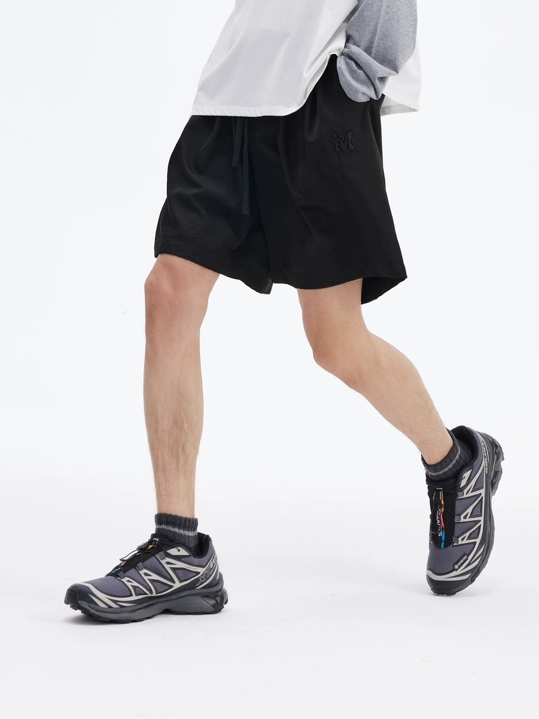 MEDM 涼感防曬 輕薄寬鬆 五分褲