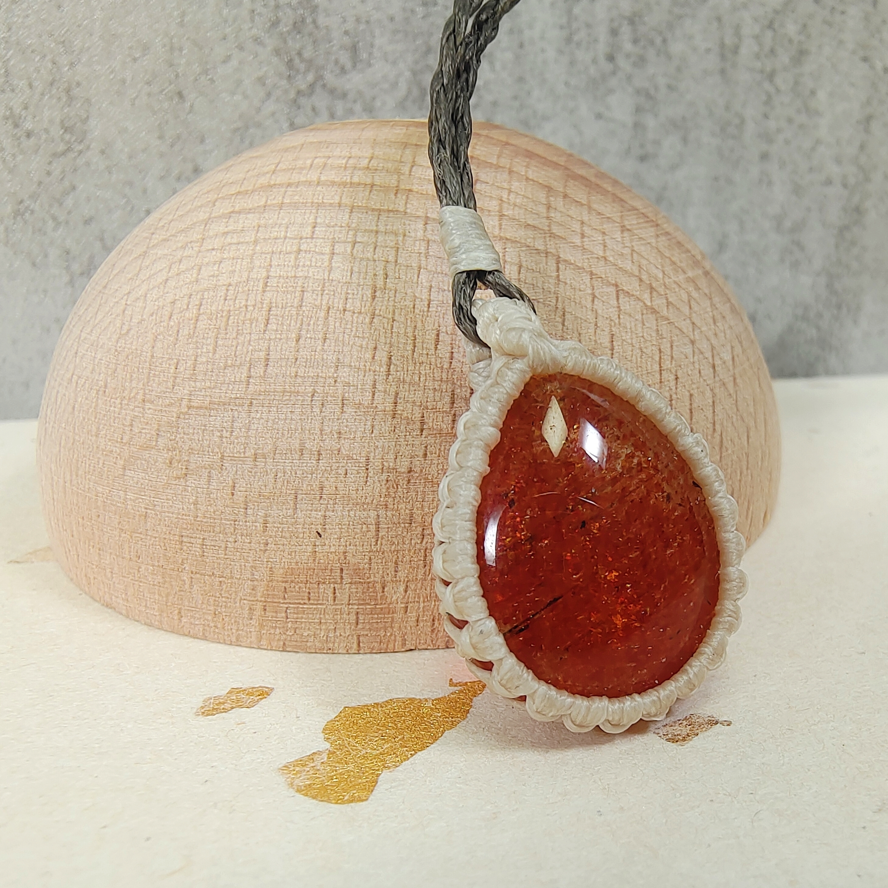 ✨金太陽 手織頸鏈