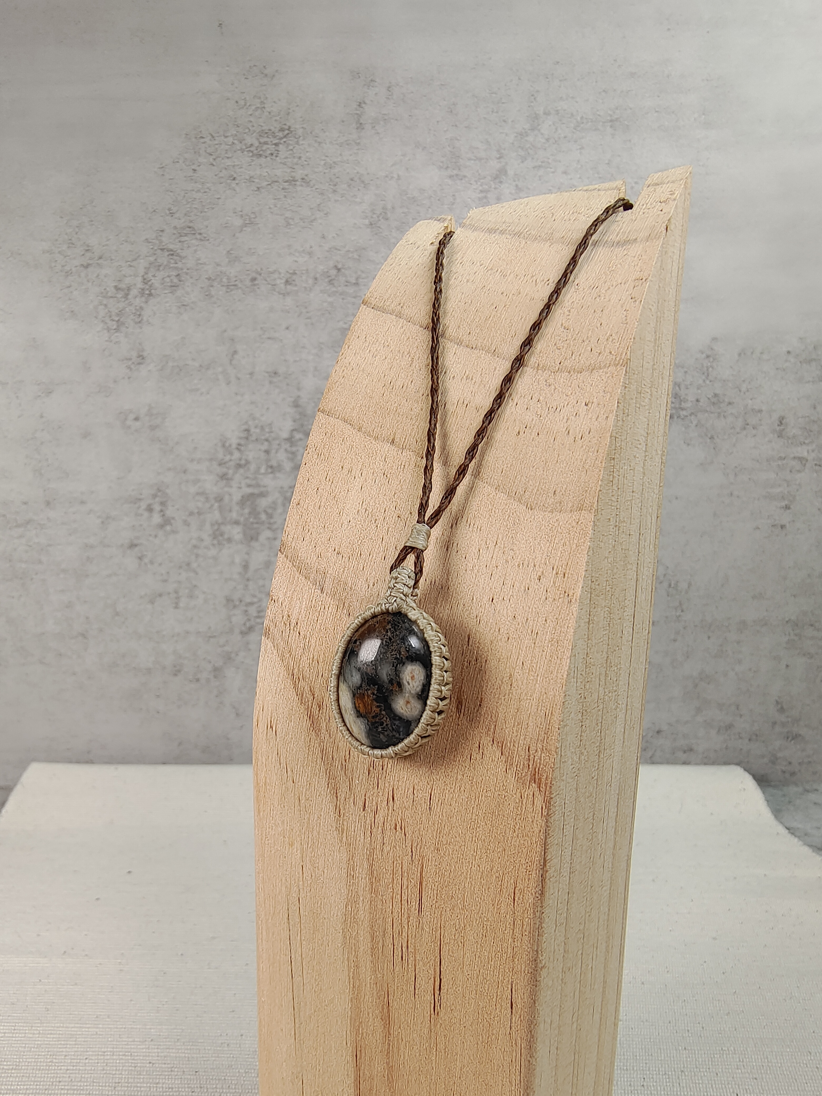 ✨海洋碧玉 手織頸鏈