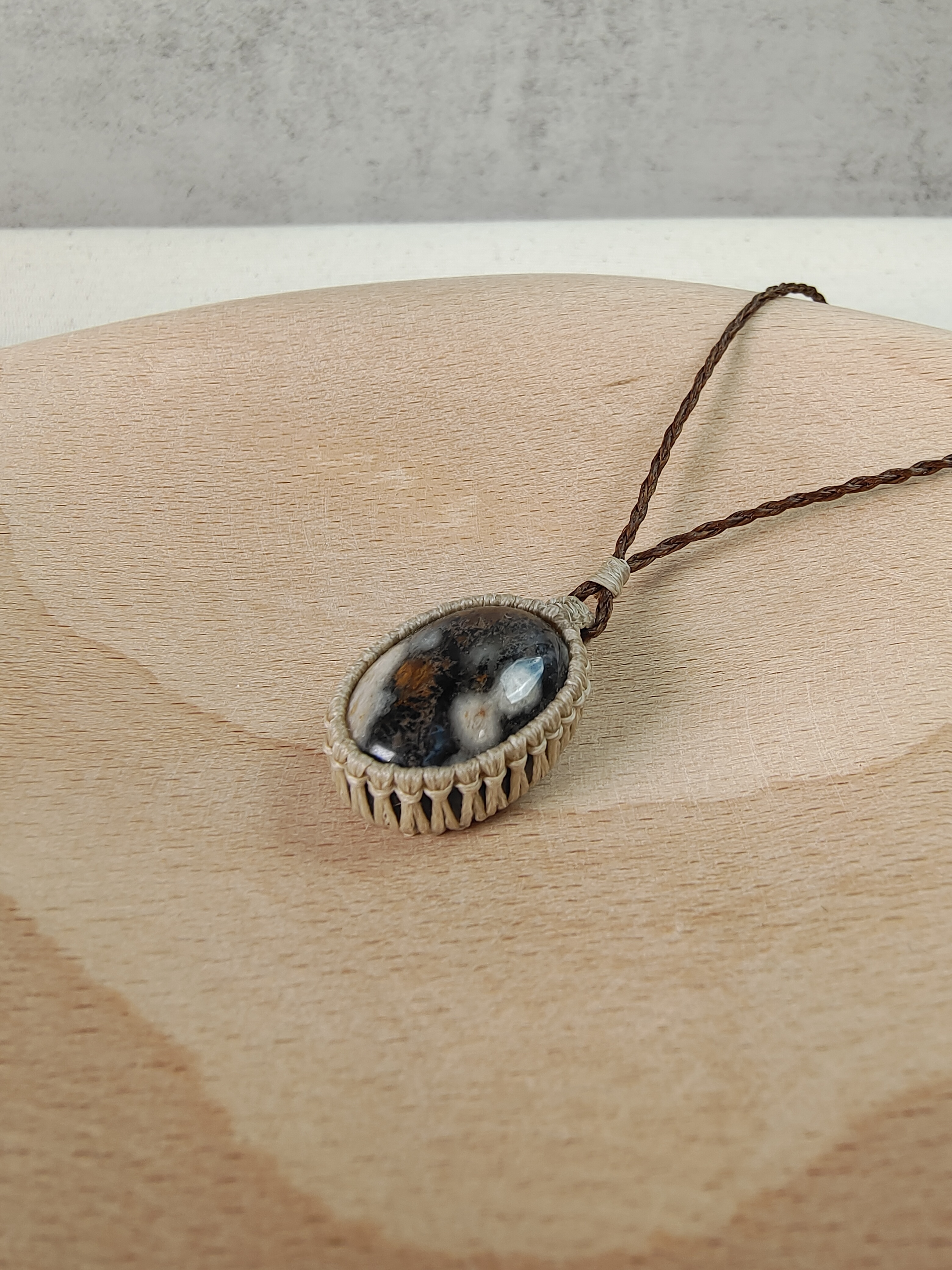 ✨海洋碧玉 手織頸鏈