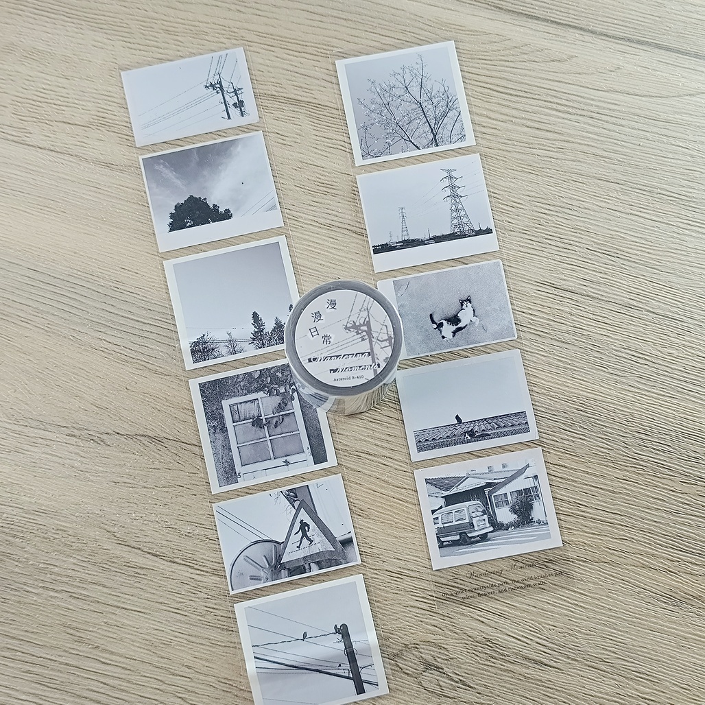 小行星B610．漫漫日常 5cm亮面PET膠帶 <整捲/分裝>