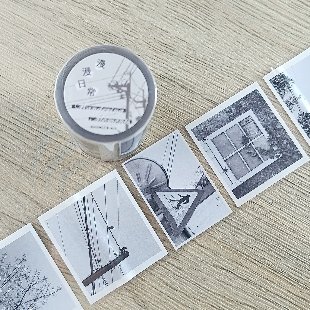 小行星B610．漫漫日常 5cm亮面PET膠帶 <整捲/分裝>