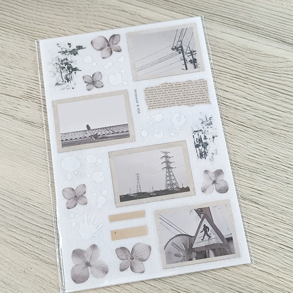 小行星B610．日常時光01 轉印貼紙