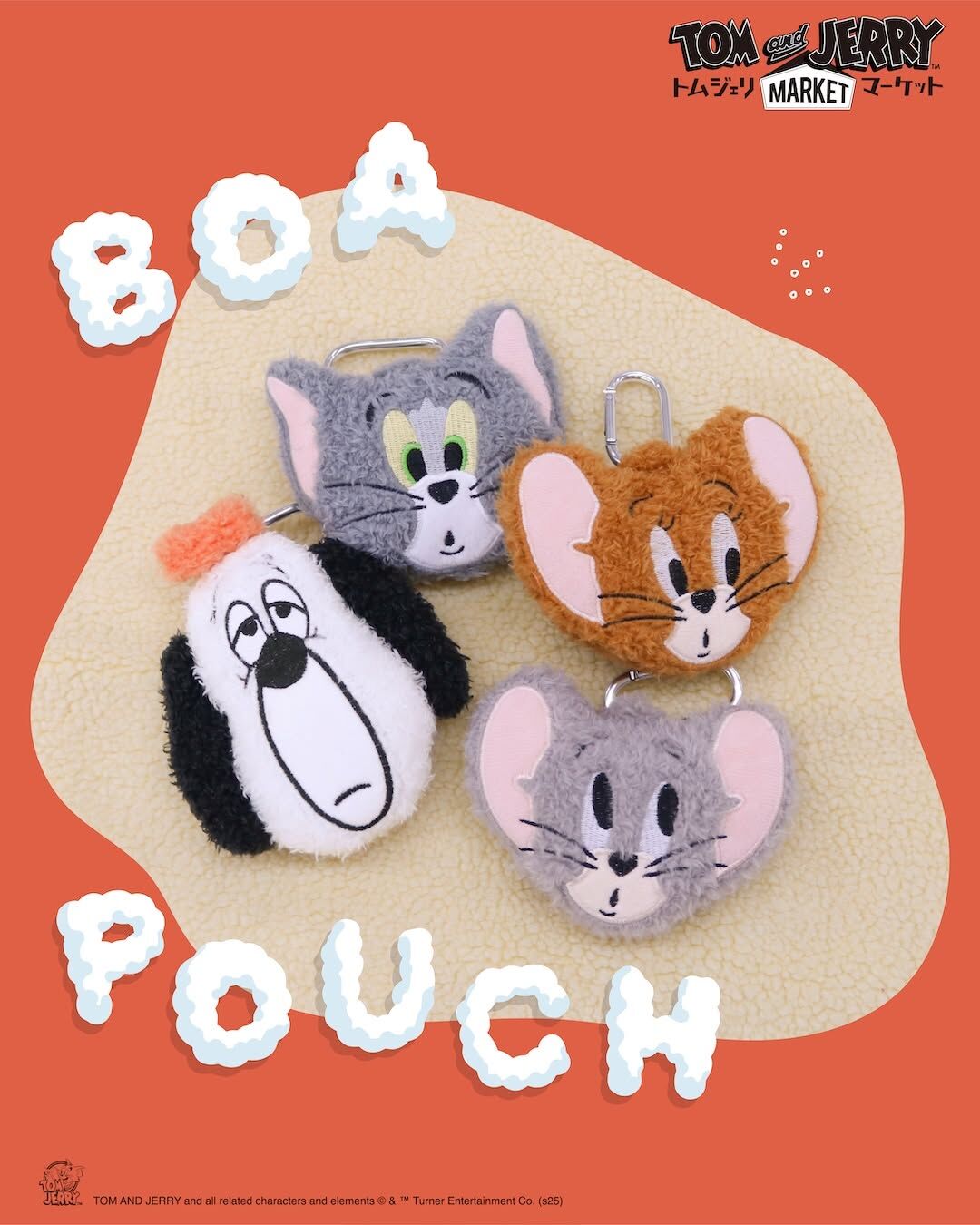 🇯🇵 TOM&JERRY 湯姆貓與傑利鼠 毛絨 零錢包 鑰匙圈 登山扣 / 預購