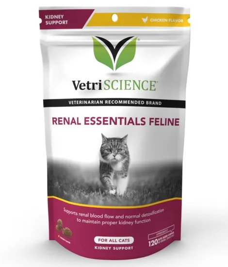 VetriScience Renal Essentials Feline (120 chews)