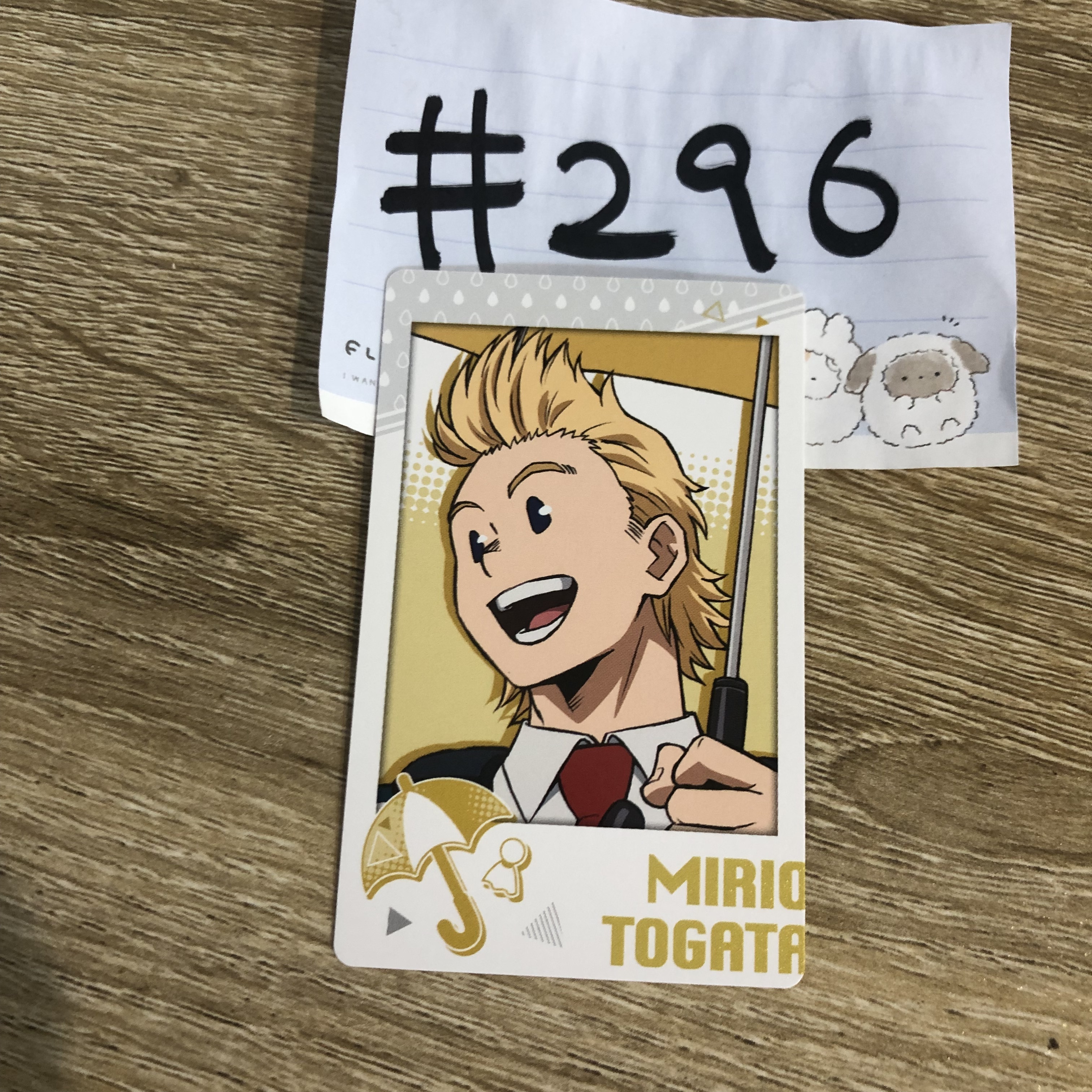 我的英雄學院  通形 小卡 #296